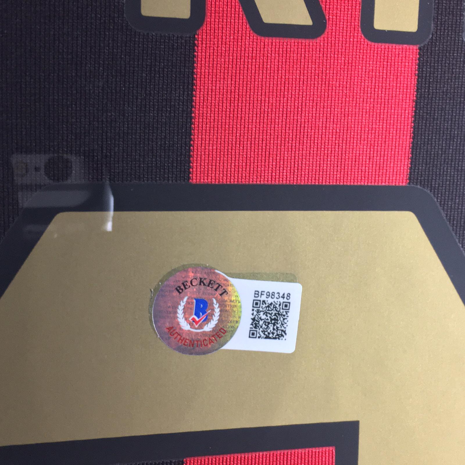 Kaka Signed Jersey Framed