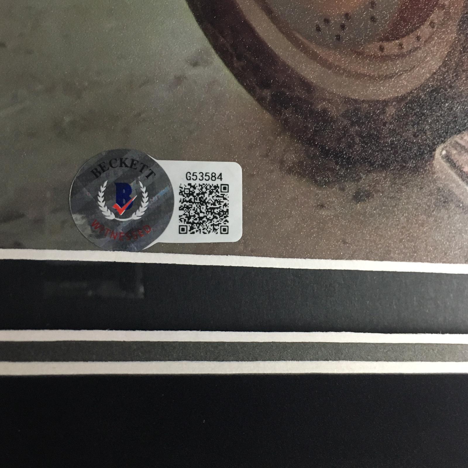 Terminator Arnold Schwarzenegger Signed Photo Framed