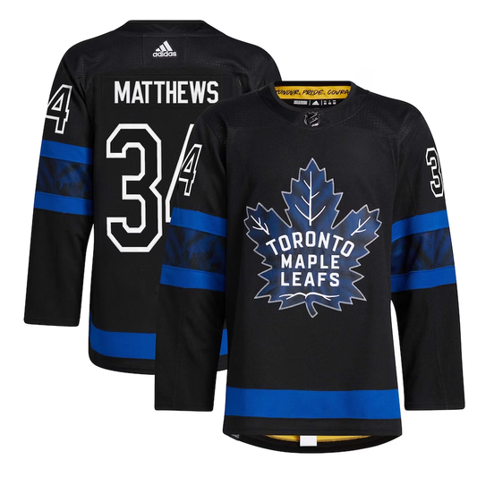 Black Toronto Maple Leafs Auston Matthews Jersey