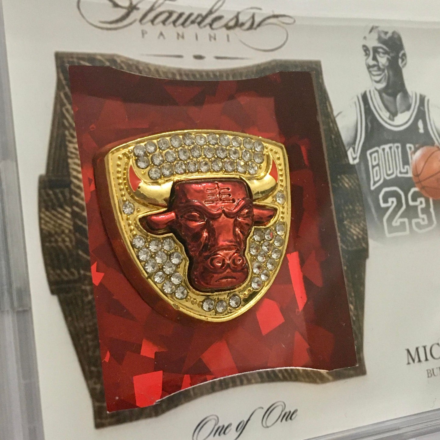Custom Michael Jordan Championship Ring Card