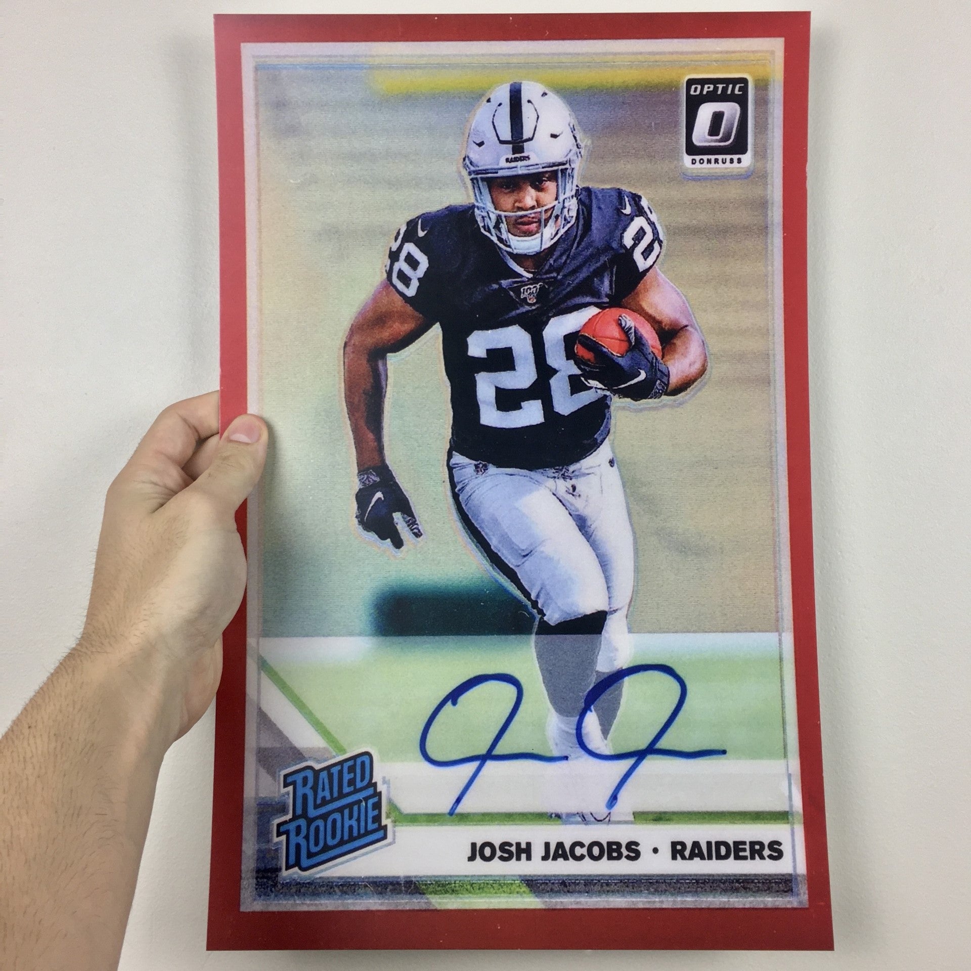 Josh Jacobs Poster