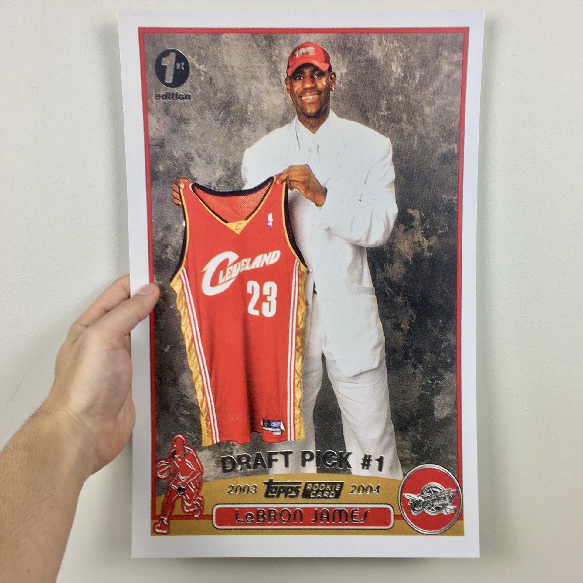 LeBron James Rookie Poster