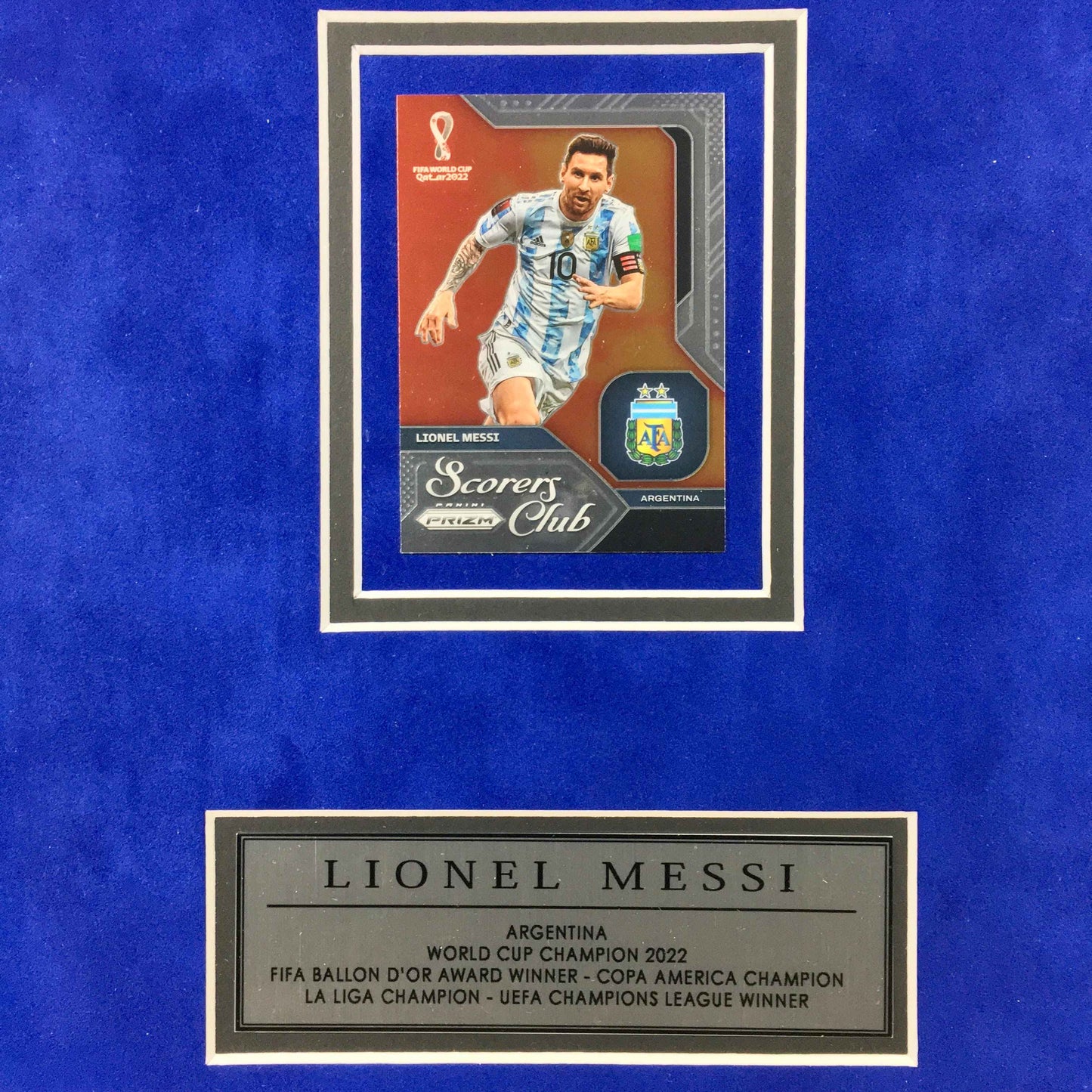 Lionel Messi Signed Jersey Framed