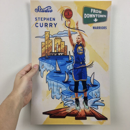 Stephen Curry Downtown Poster