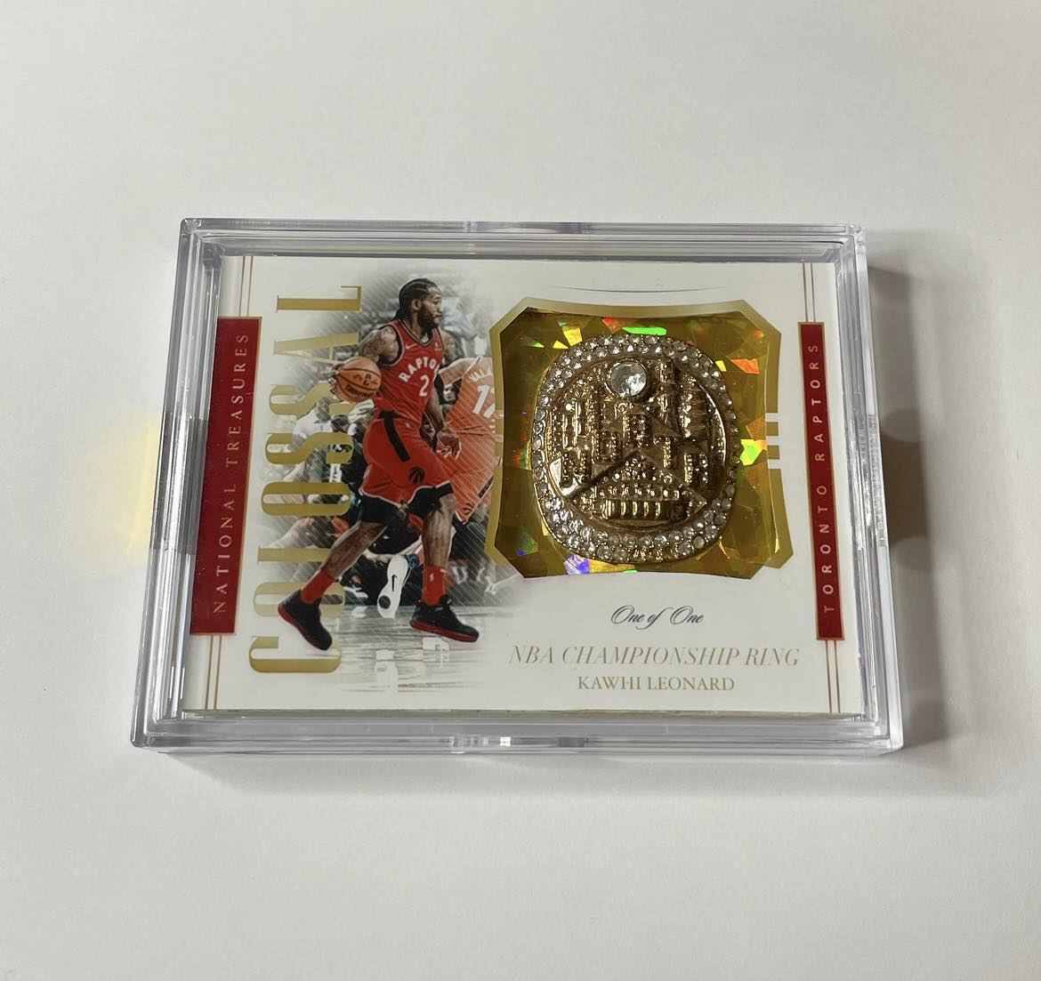 Custom Kawhi Leonard Championship Ring Card