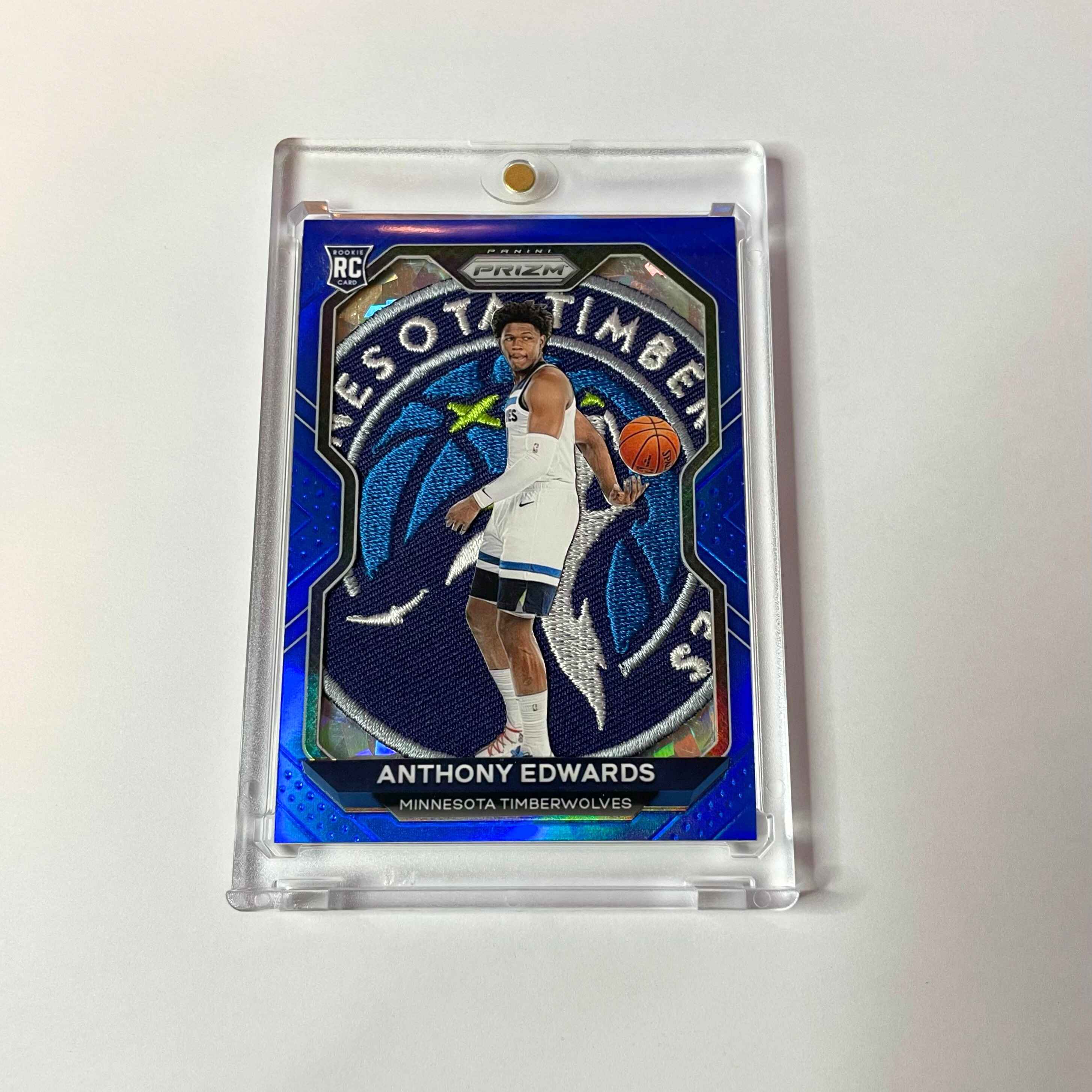 Custom Anthony Edwards Patch Card