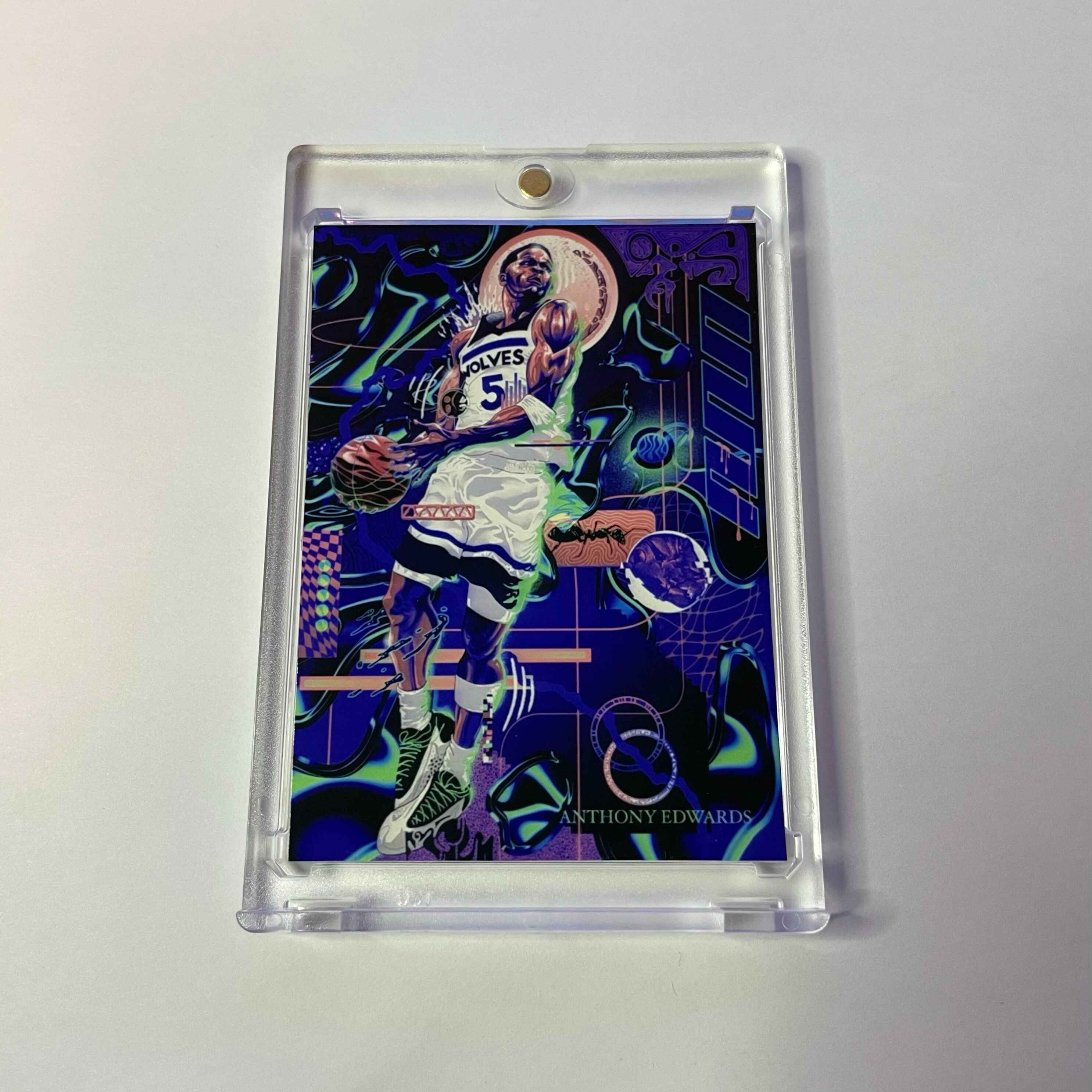 Custom Anthony Edwards Patch Card