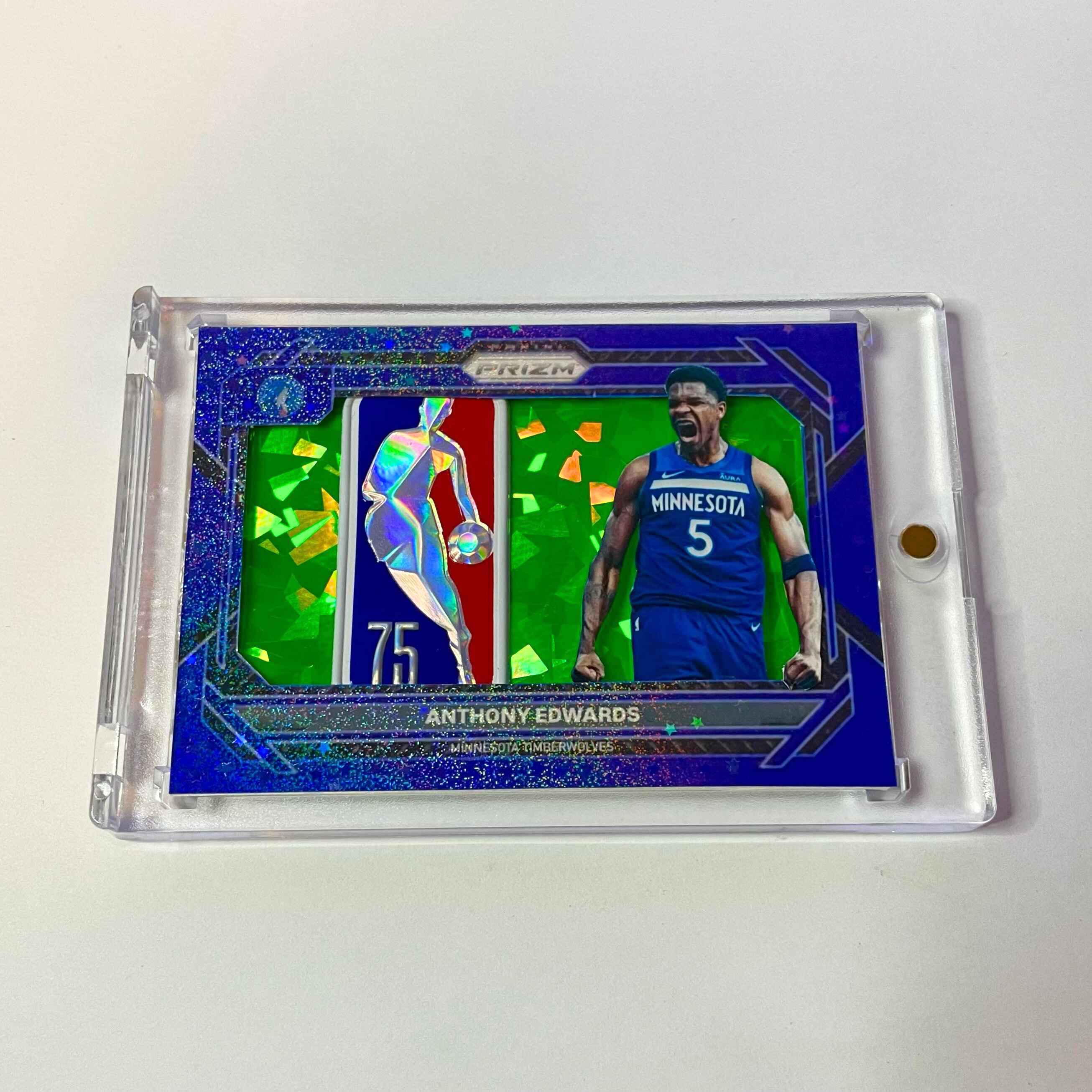 Custom Anthony Edwards Patch Card