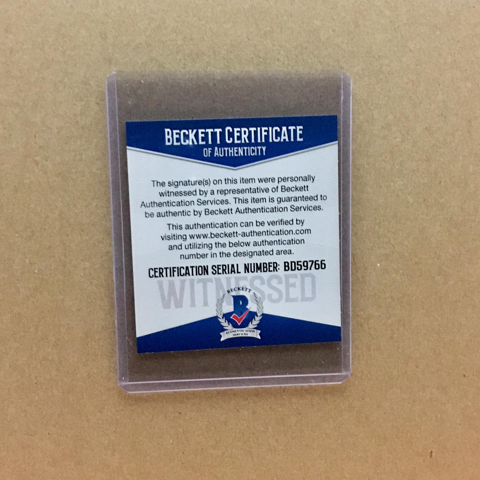 Christopher Lloyd & Michael J. Fox Signed Photo Framed