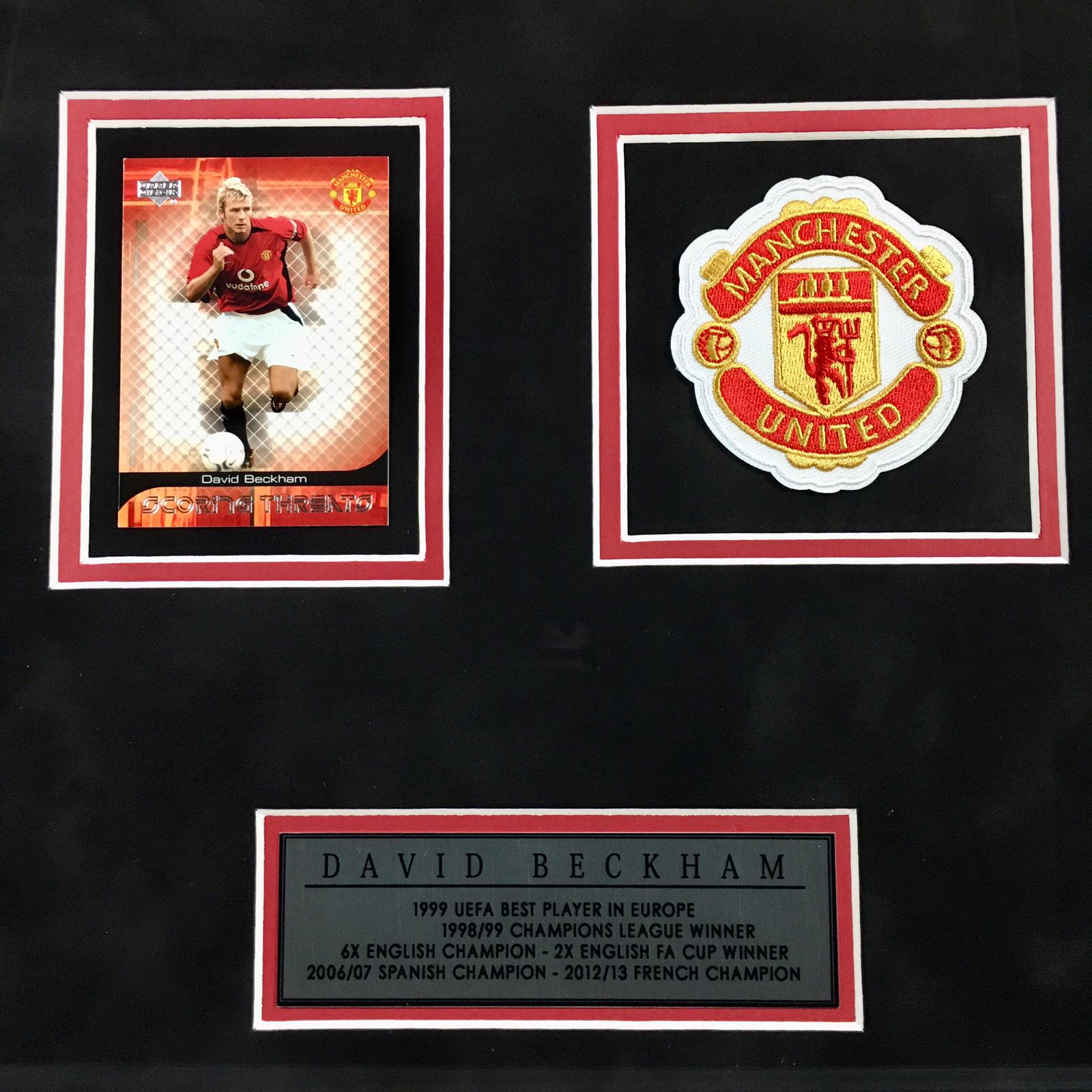 David Beckham Signed Jersey Framed