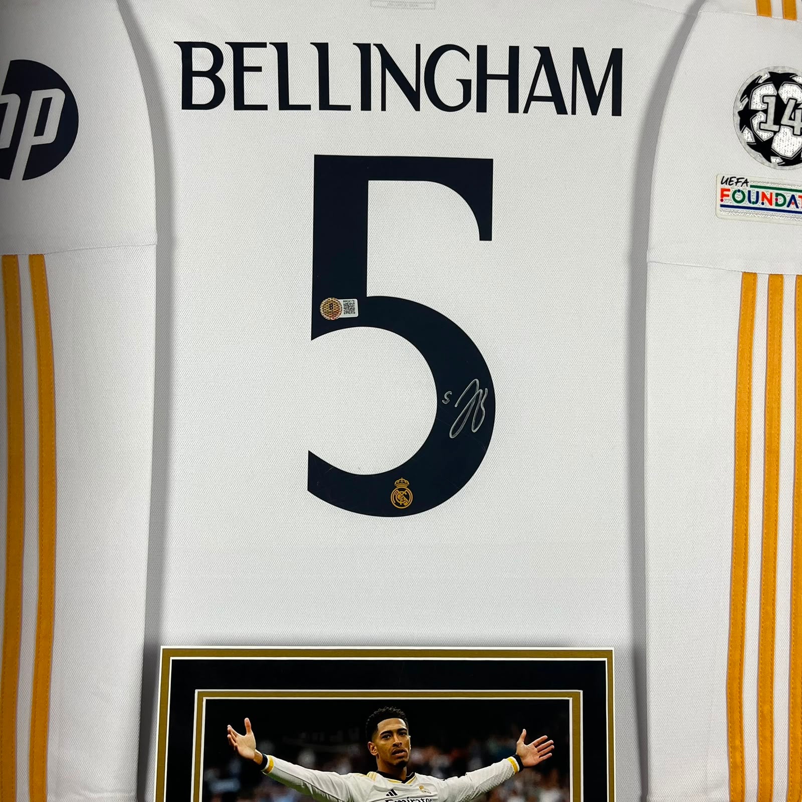 Jude Bellingham Signed Jersey Framed