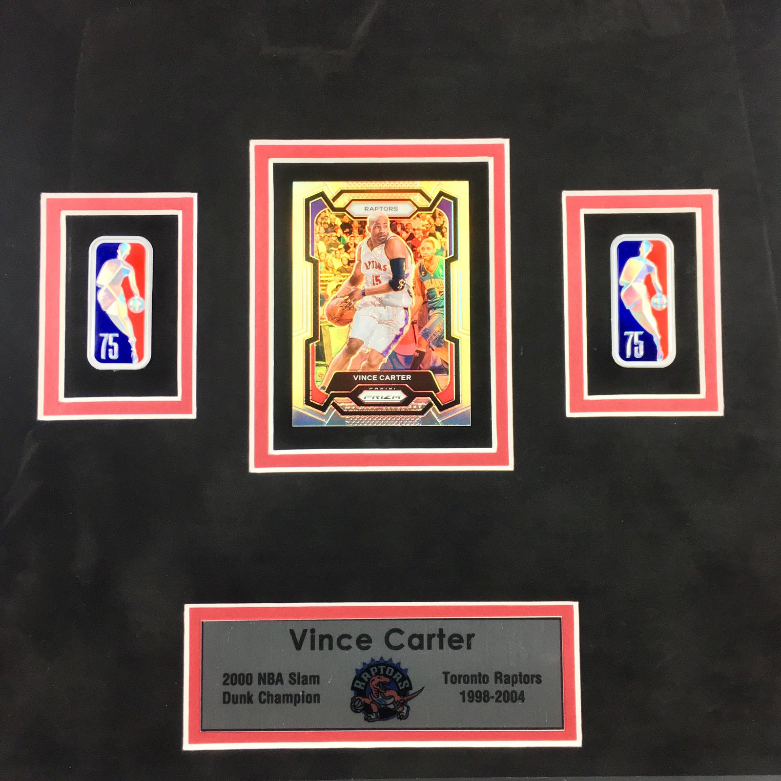 Vince Carter Signed Jersey Framed