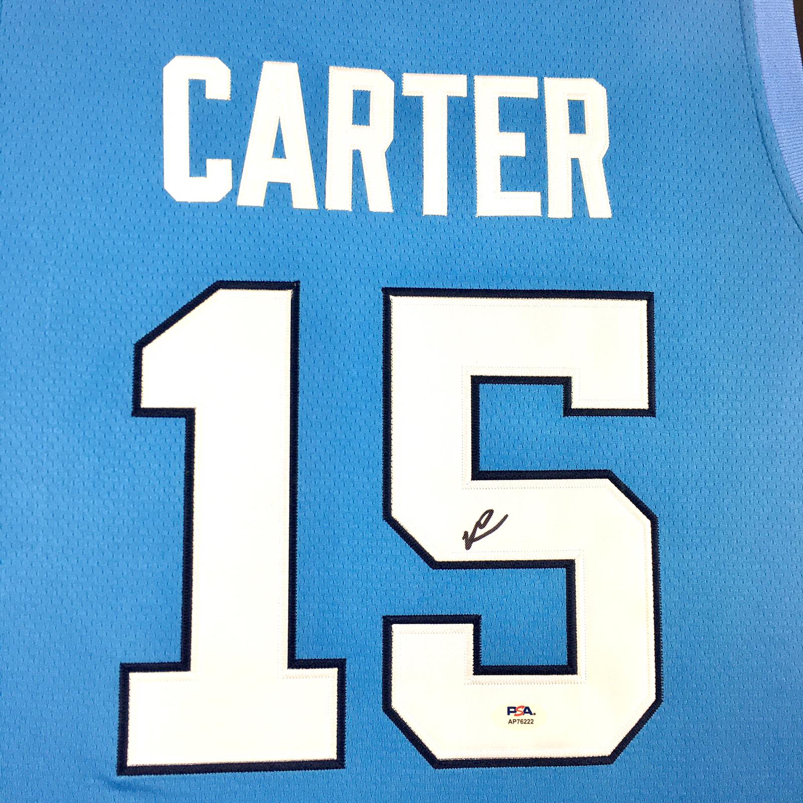 Vince Carter Signed Jersey Framed