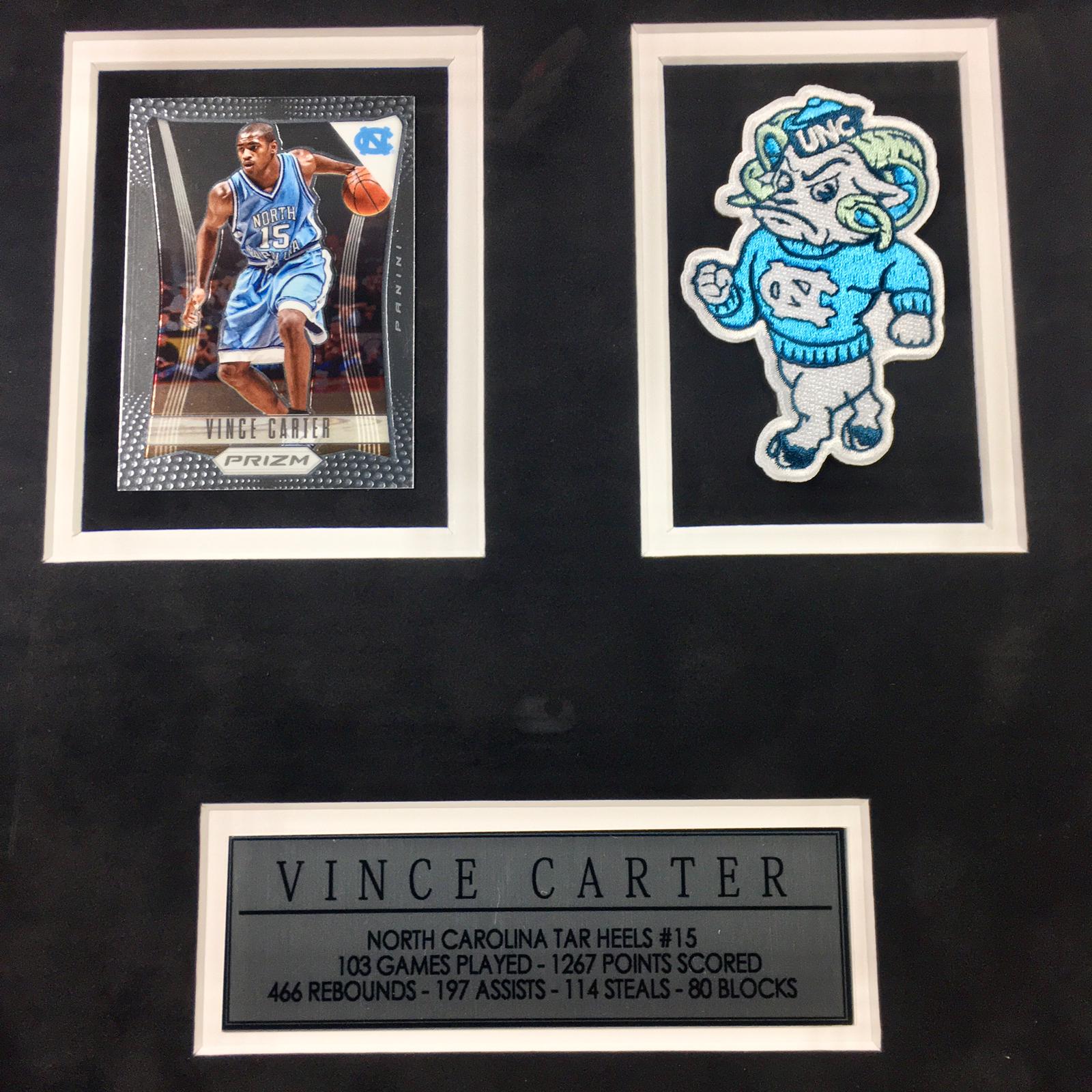 Vince Carter Signed Jersey Framed