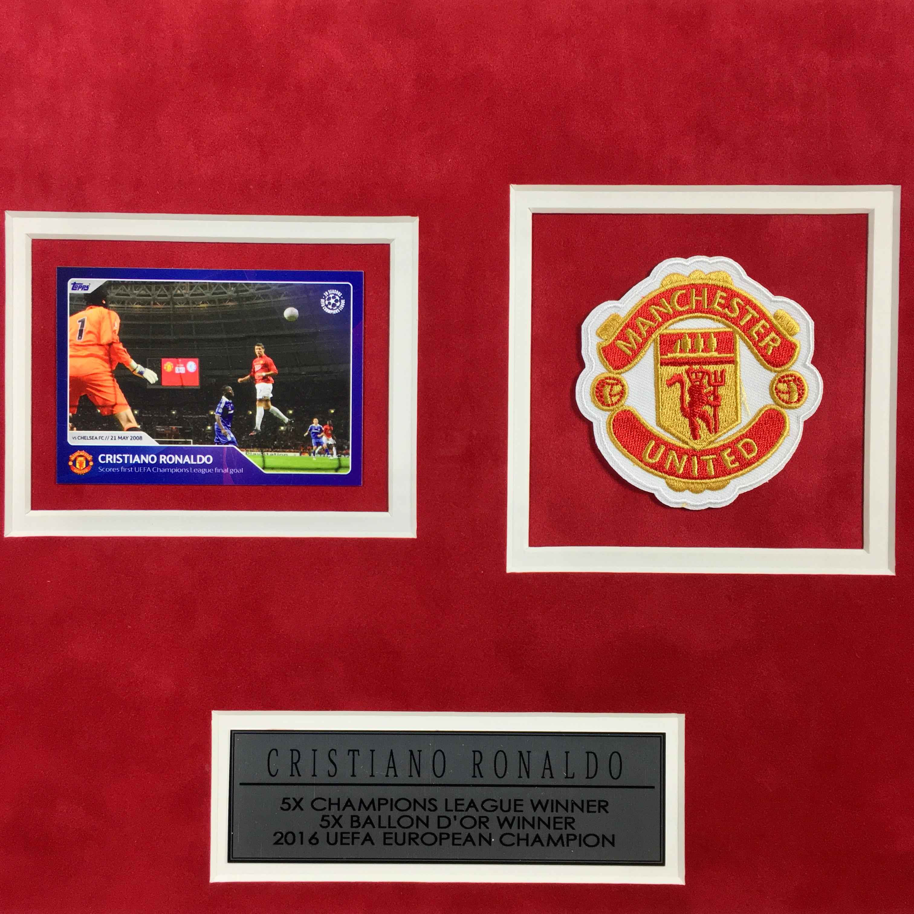 Cristiano Ronaldo Signed Jersey Framed