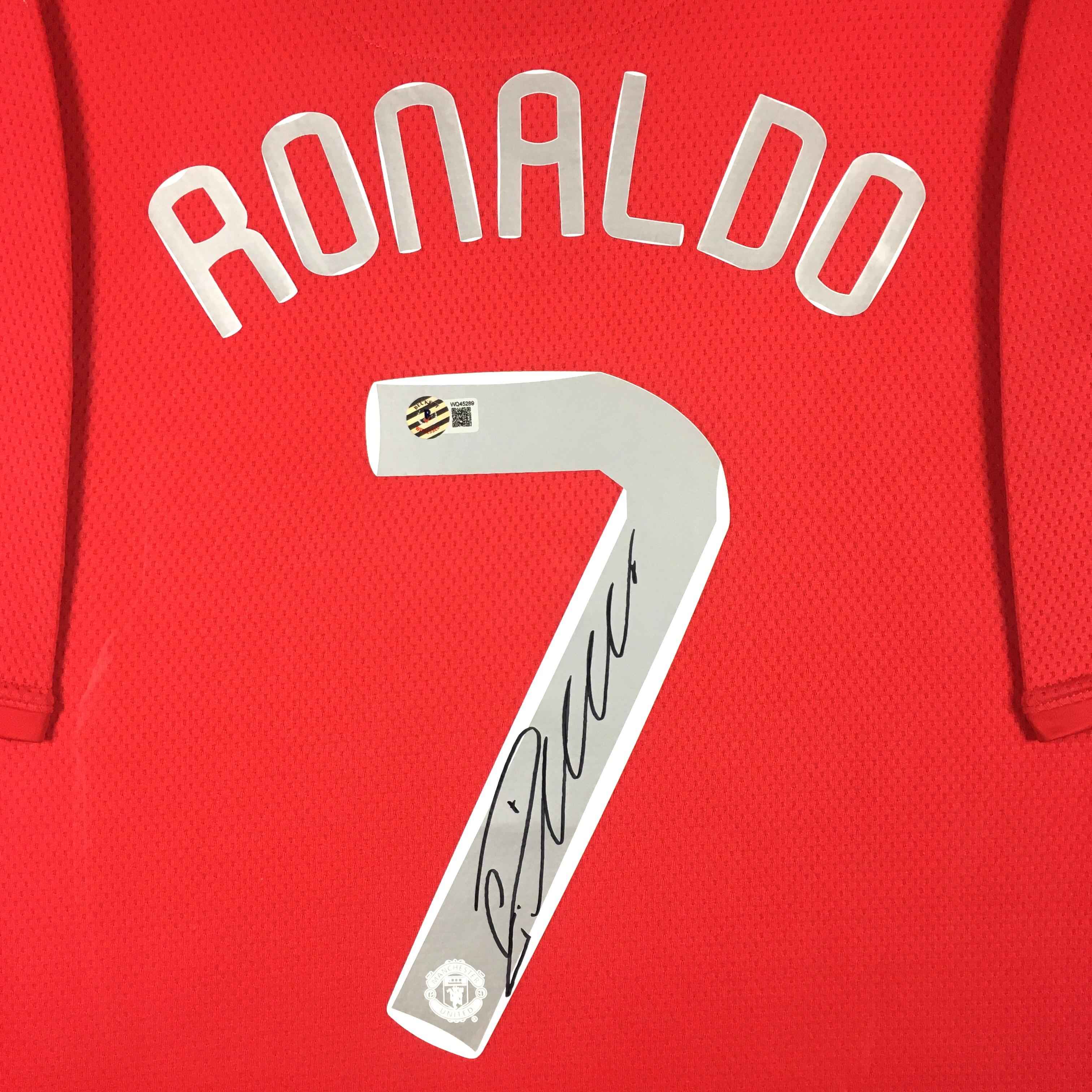 Cristiano Ronaldo Signed Jersey Framed