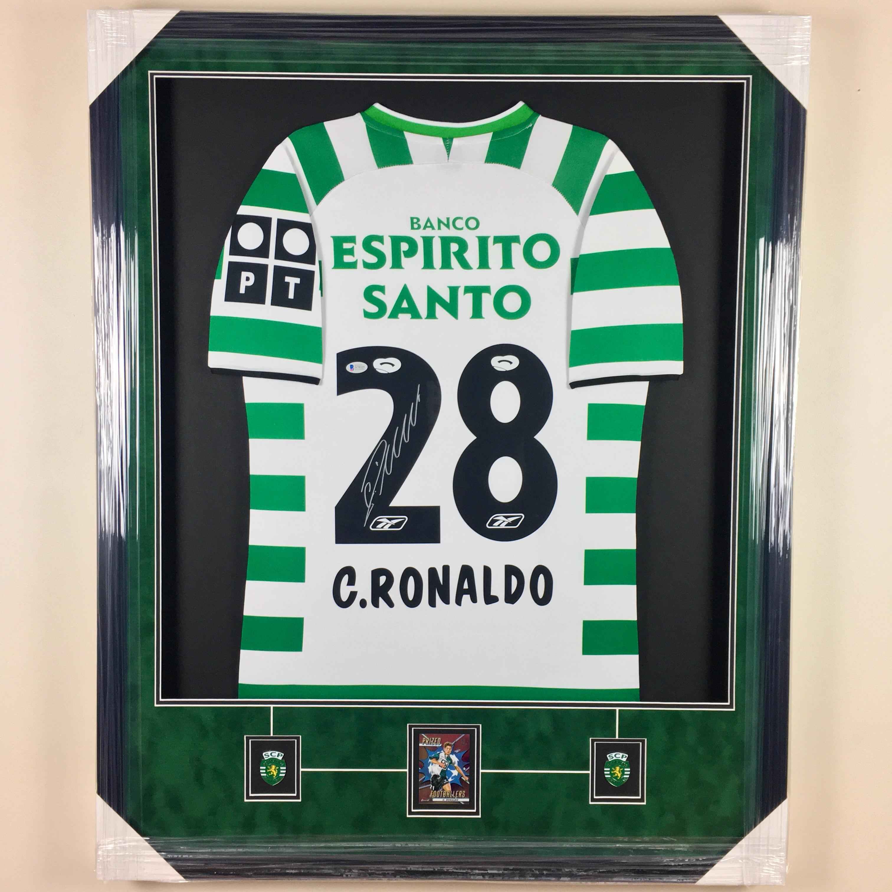 Cristiano Ronaldo Signed Jersey Framed