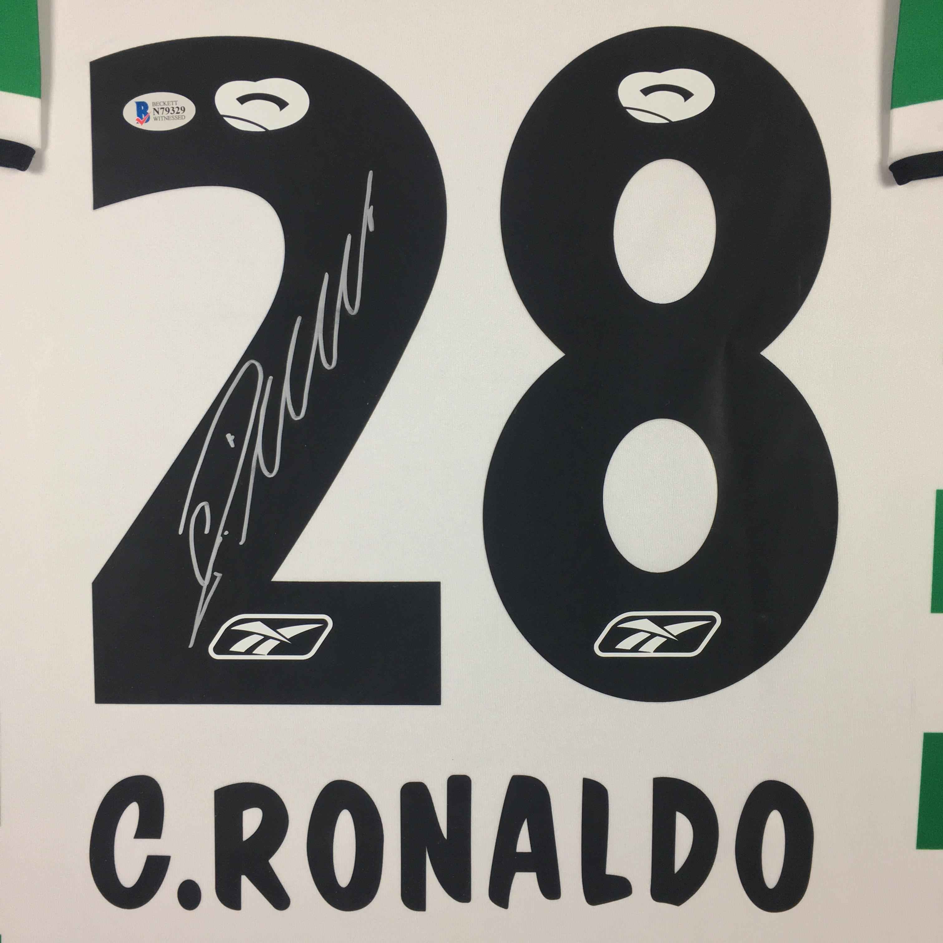 Cristiano Ronaldo Signed Jersey Framed