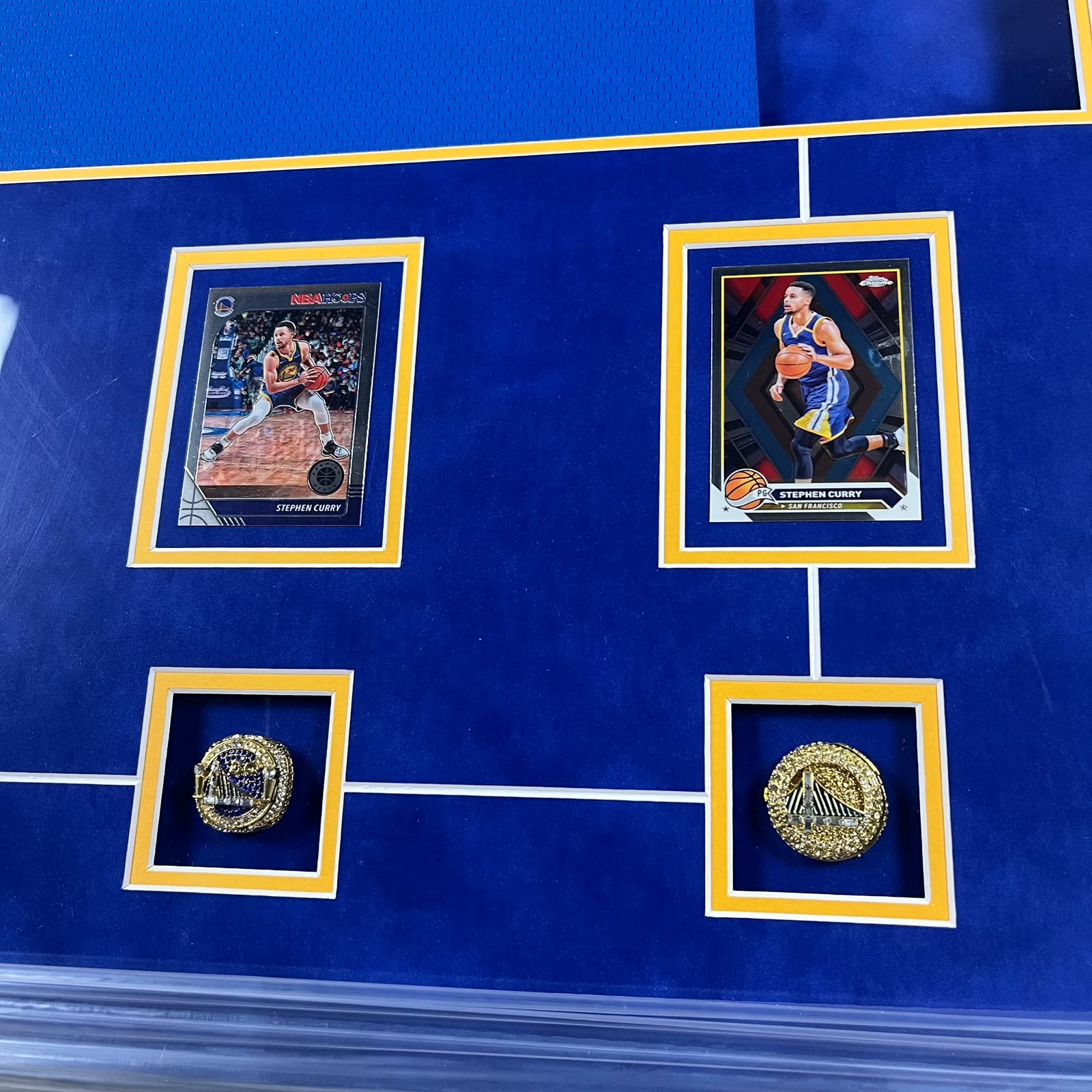 Stephen Curry Signed Jersey Framed