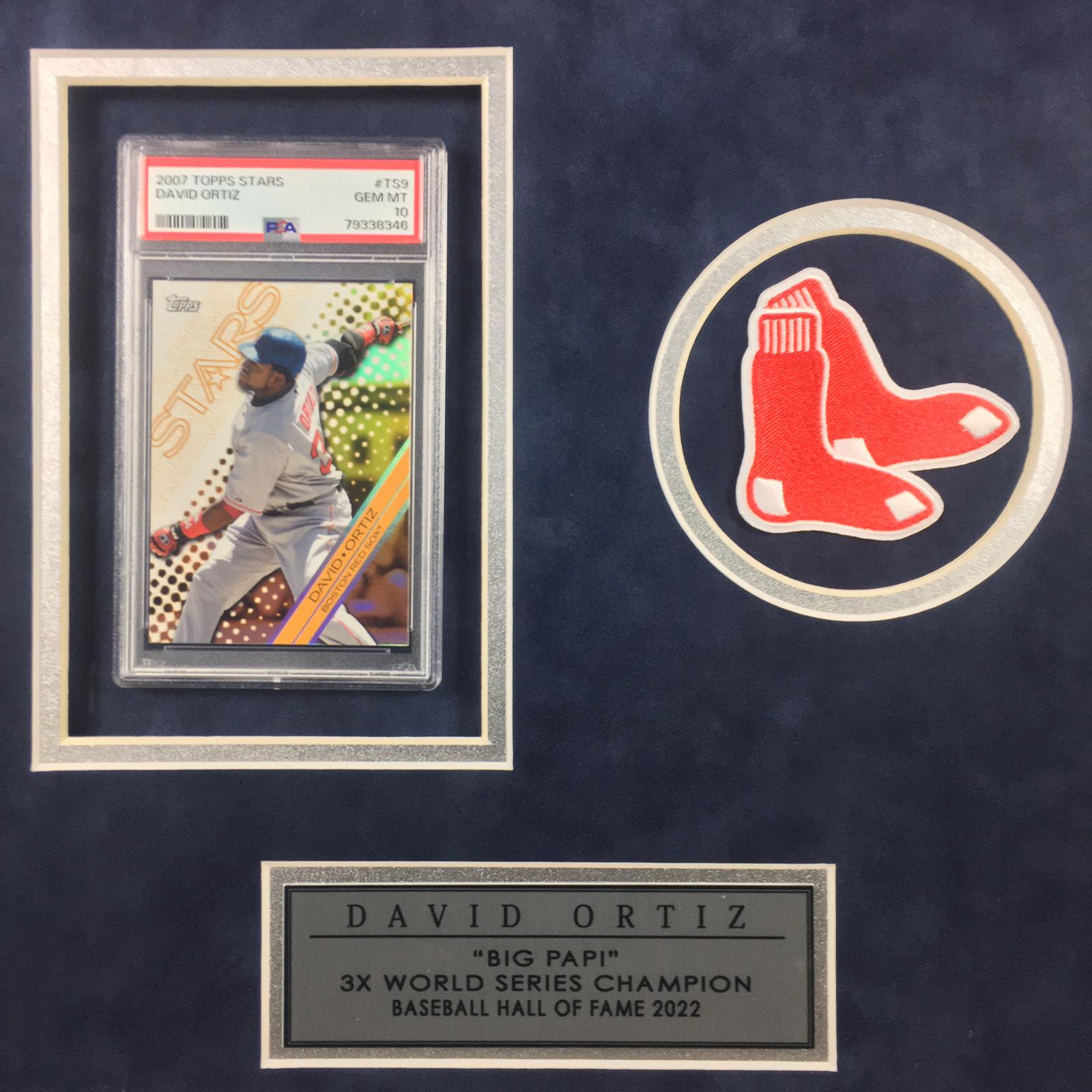 David Ortiz Signed Jersey Framed