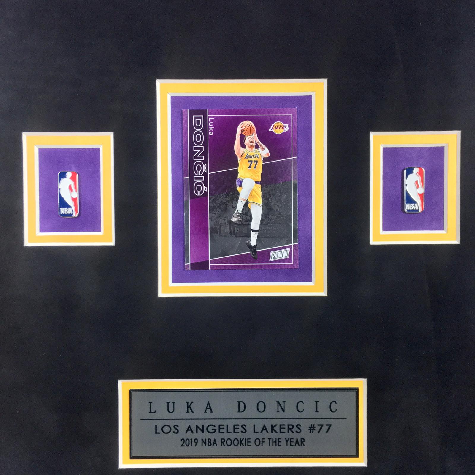 Luka Doncic Signed Jersey Framed