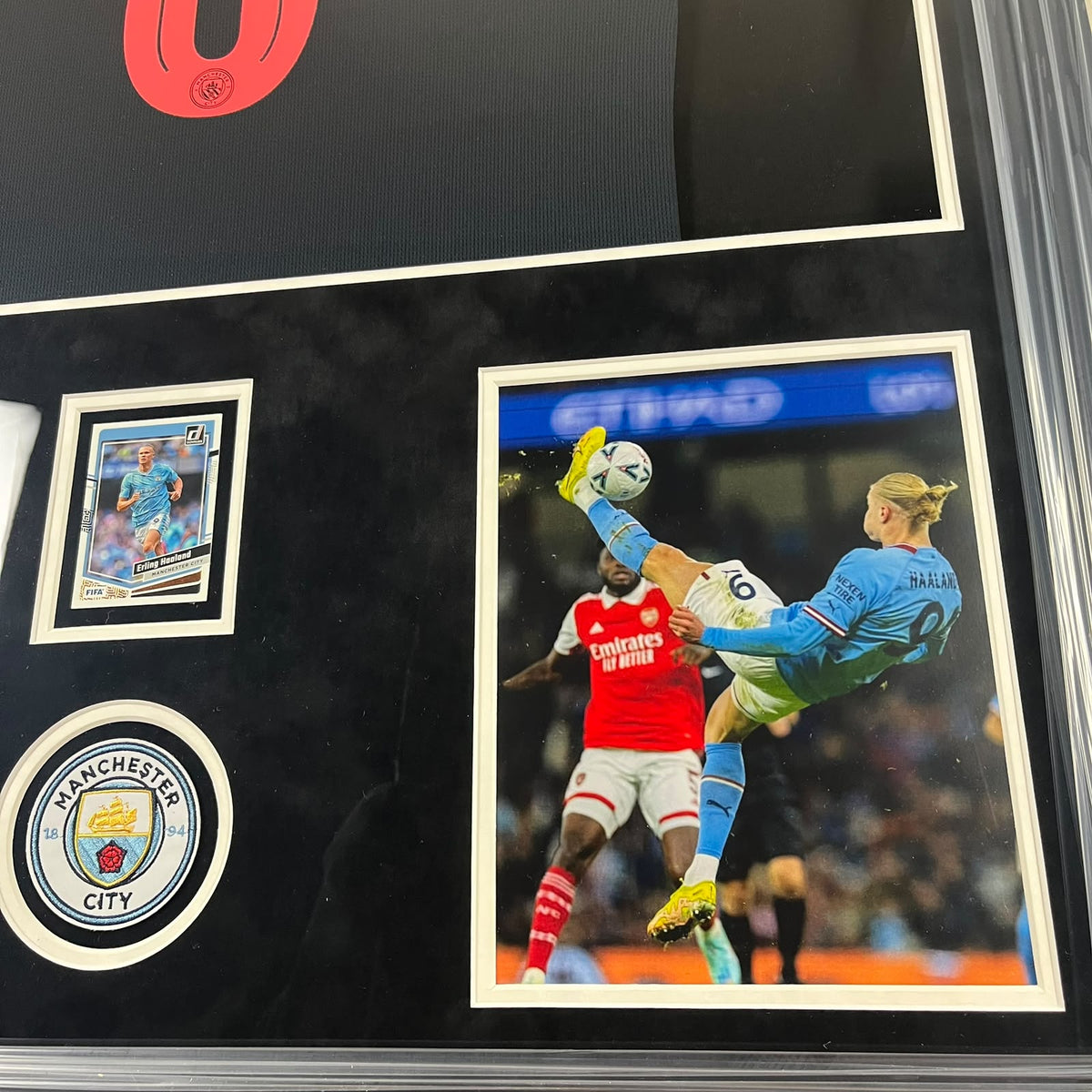 Erling Haaland Signed Jersey Framed