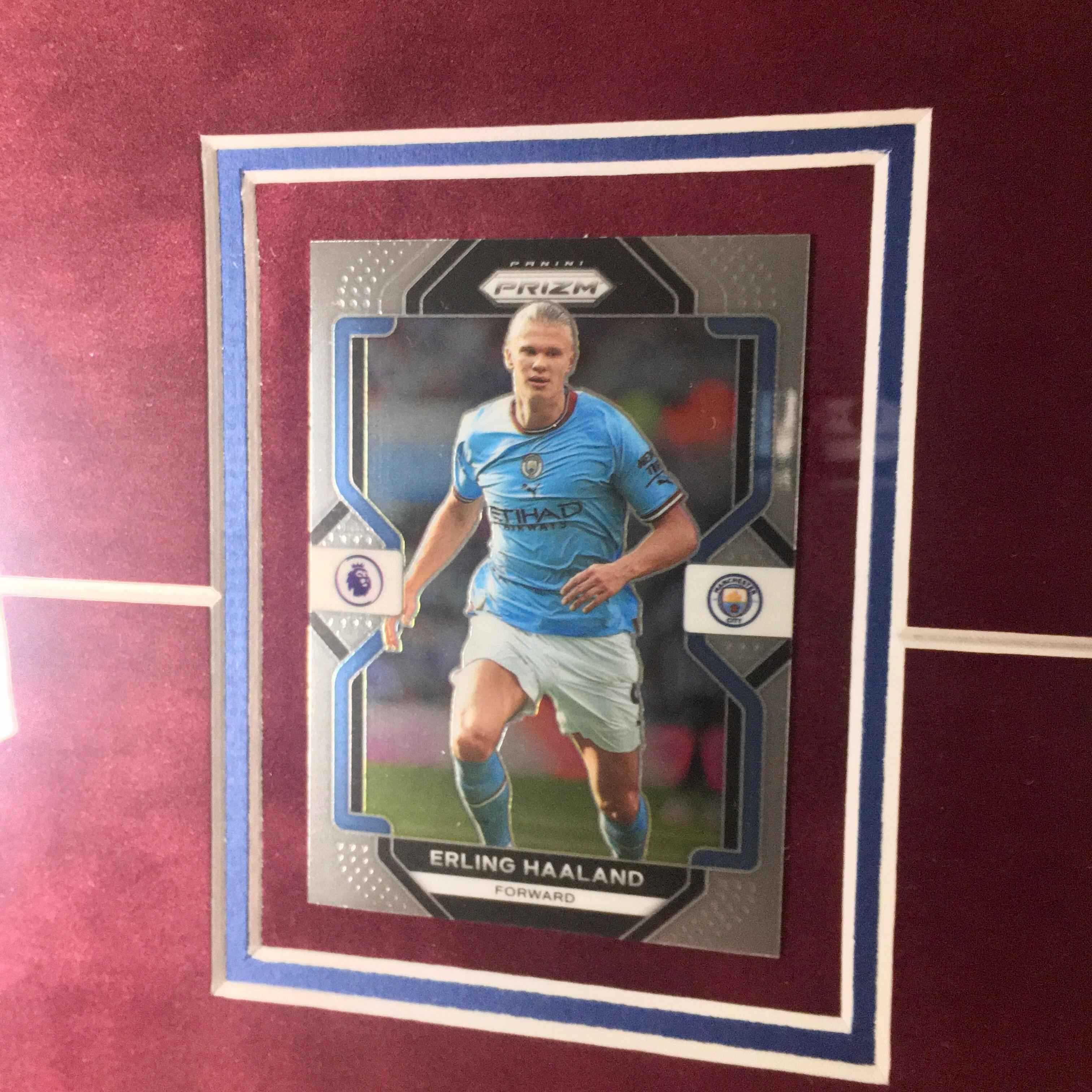 Erling Haaland Signed Photo Framed