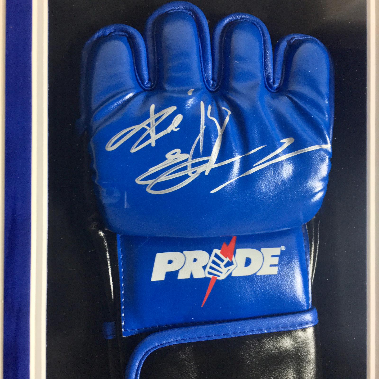 Fedor Emelianenko Signed Glove Framed