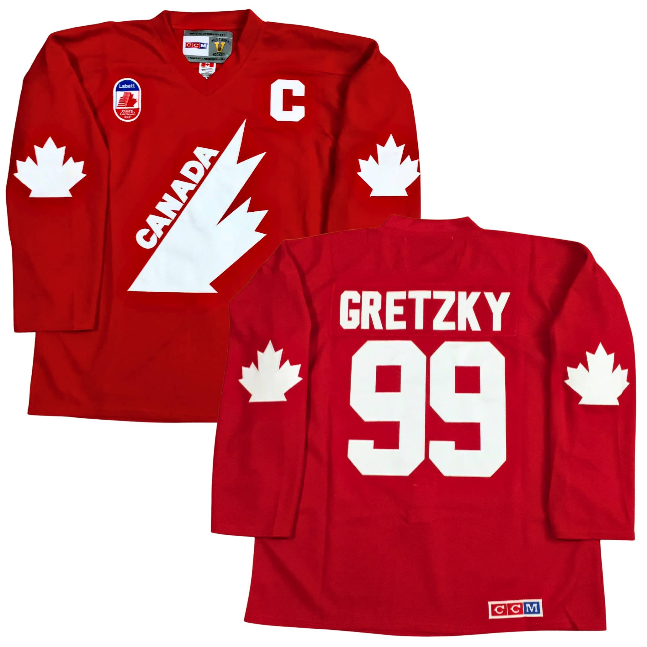 1987 Canada Cup Wayne Gretzky Jersey