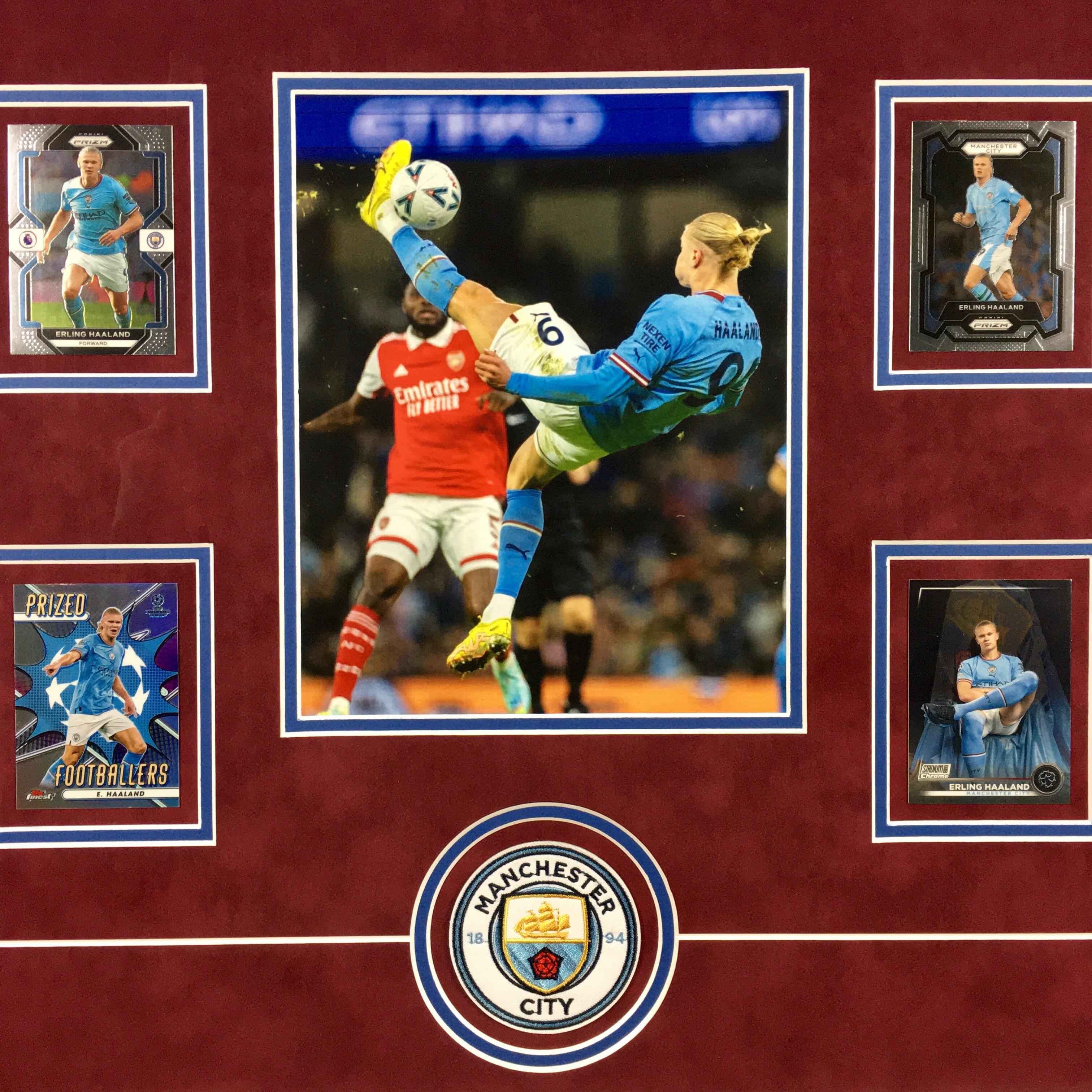 Erling Haaland Signed Jersey Framed