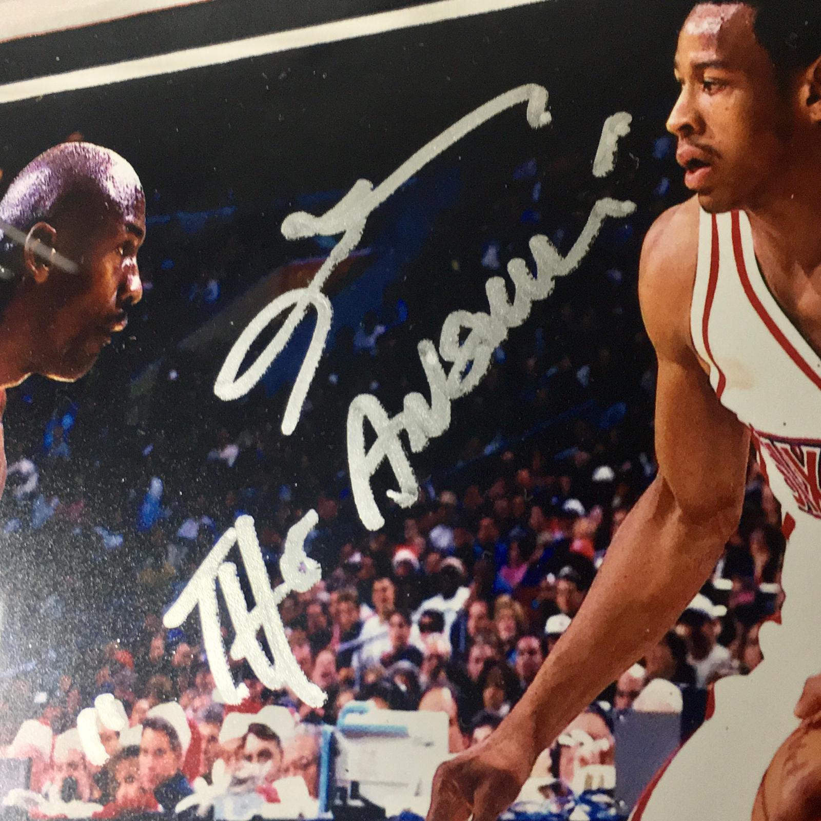 Allen Iverson Signed Photo Framed