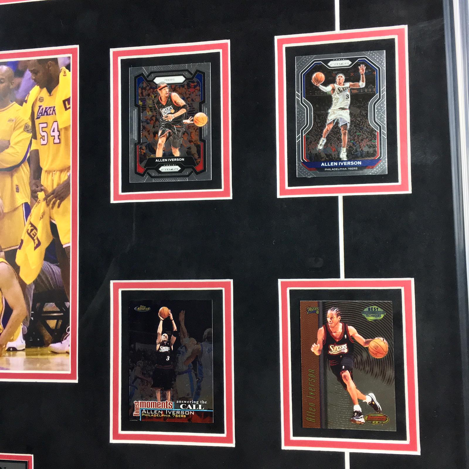 Allen Iverson Signed Jersey Framed