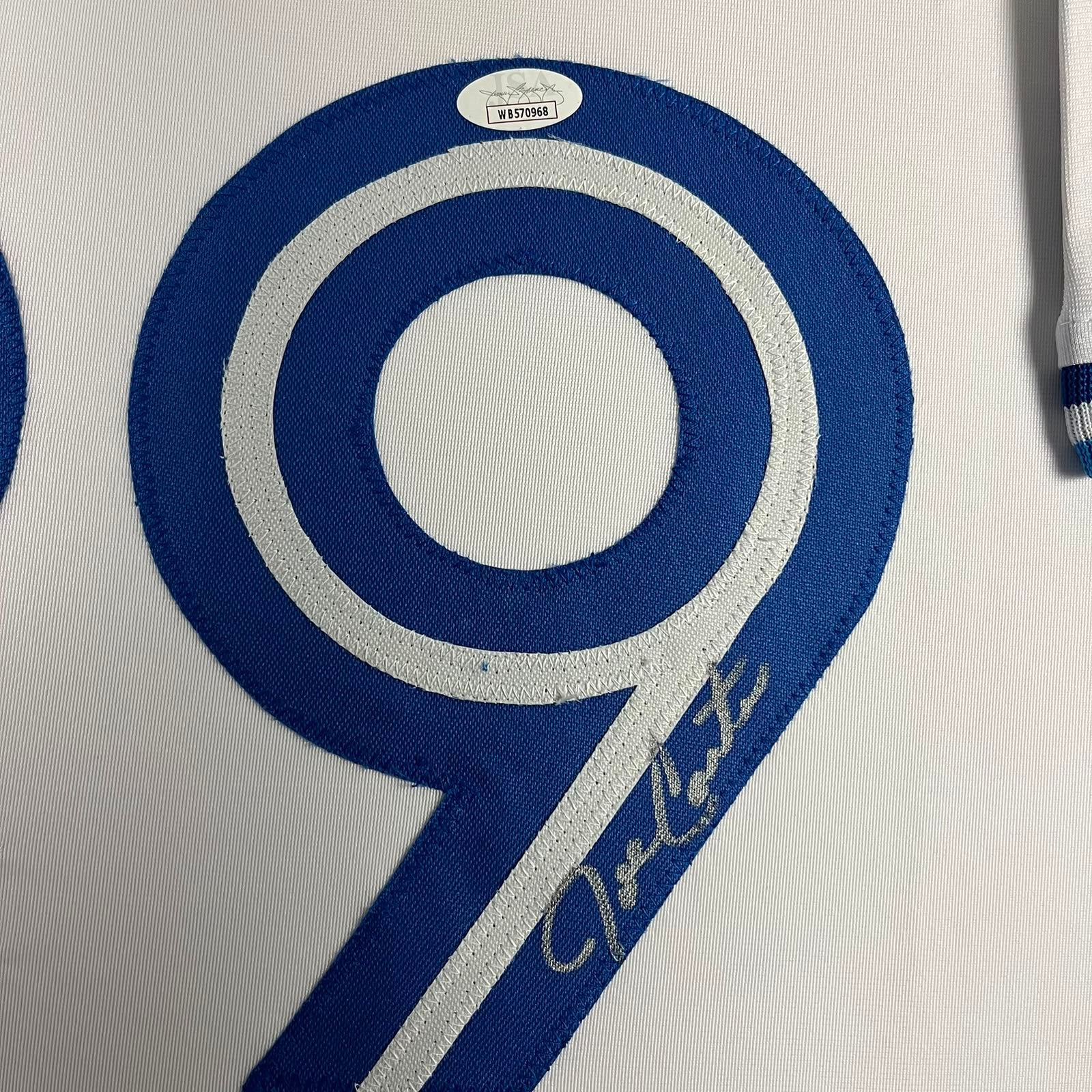 Joe Carter Signed Jersey Framed