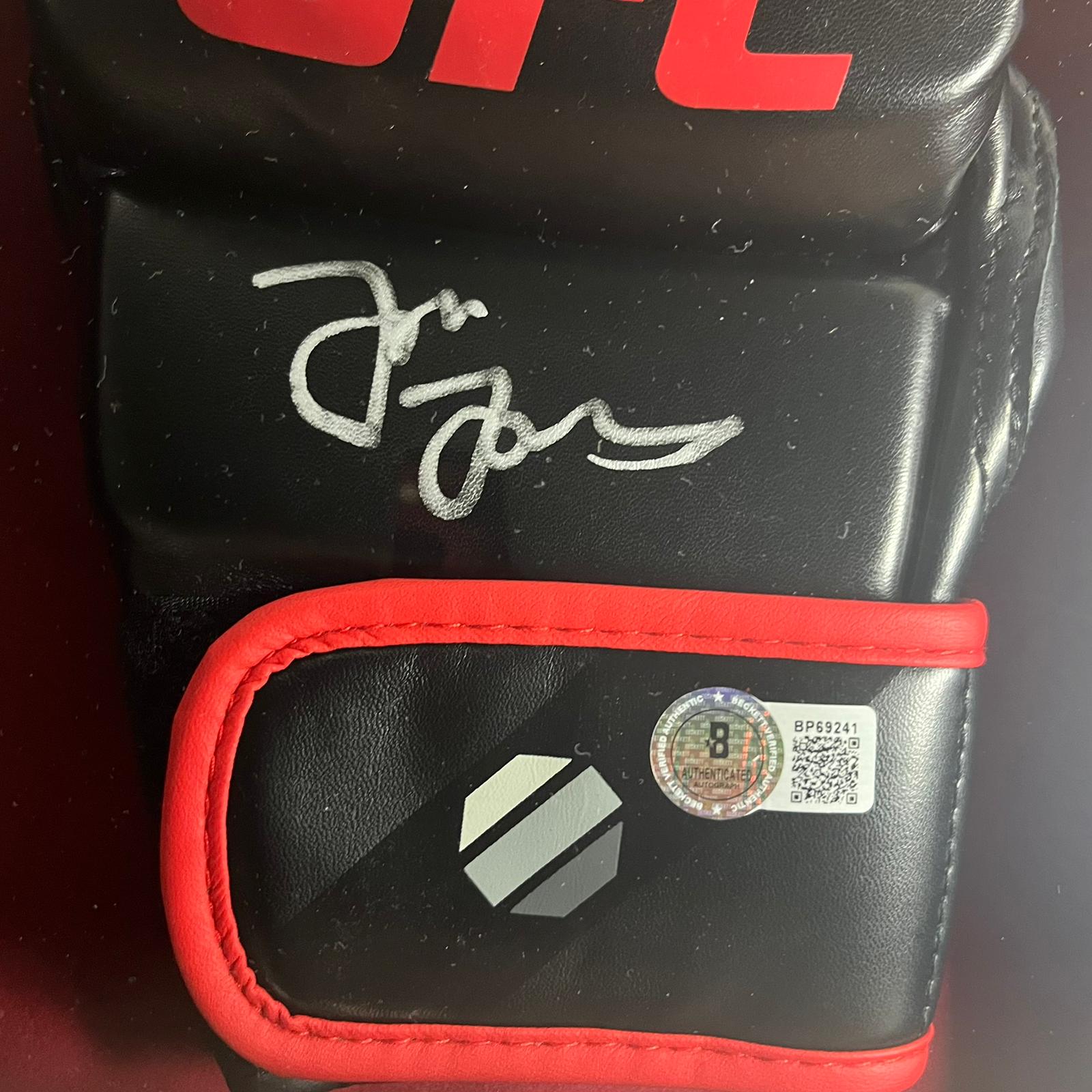 Jon Jones Signed Glove Framed