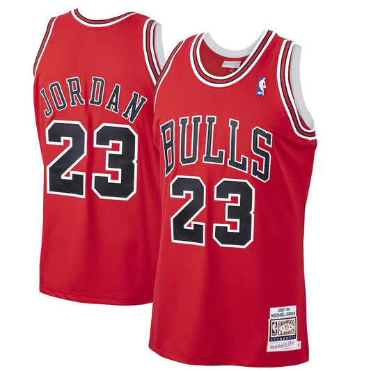 Red Chicago Bulls Michael Jordan Jersey
