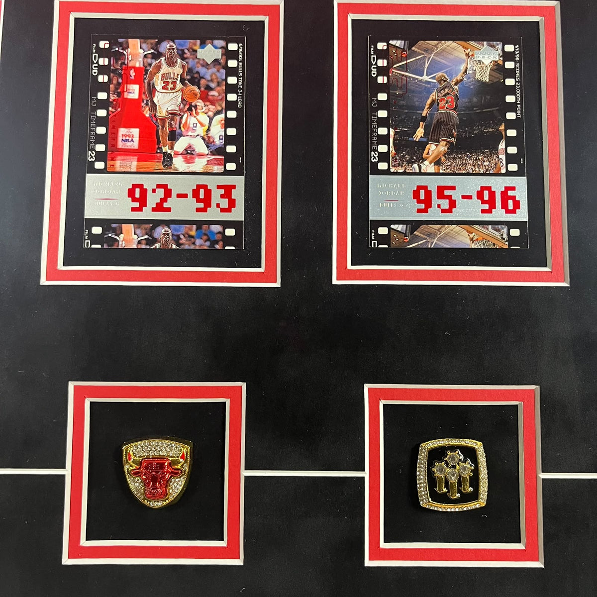 Michael Jordan Signed Jersey Framed