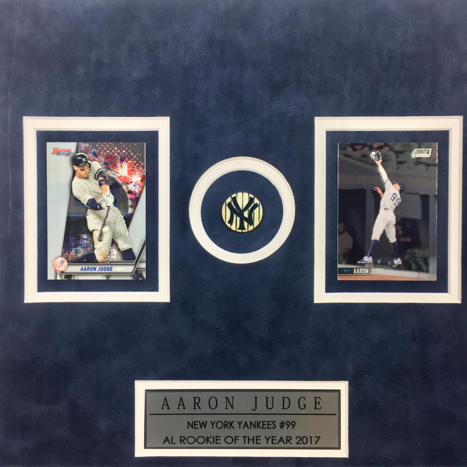 Aaron Judge Signed Jersey Framed