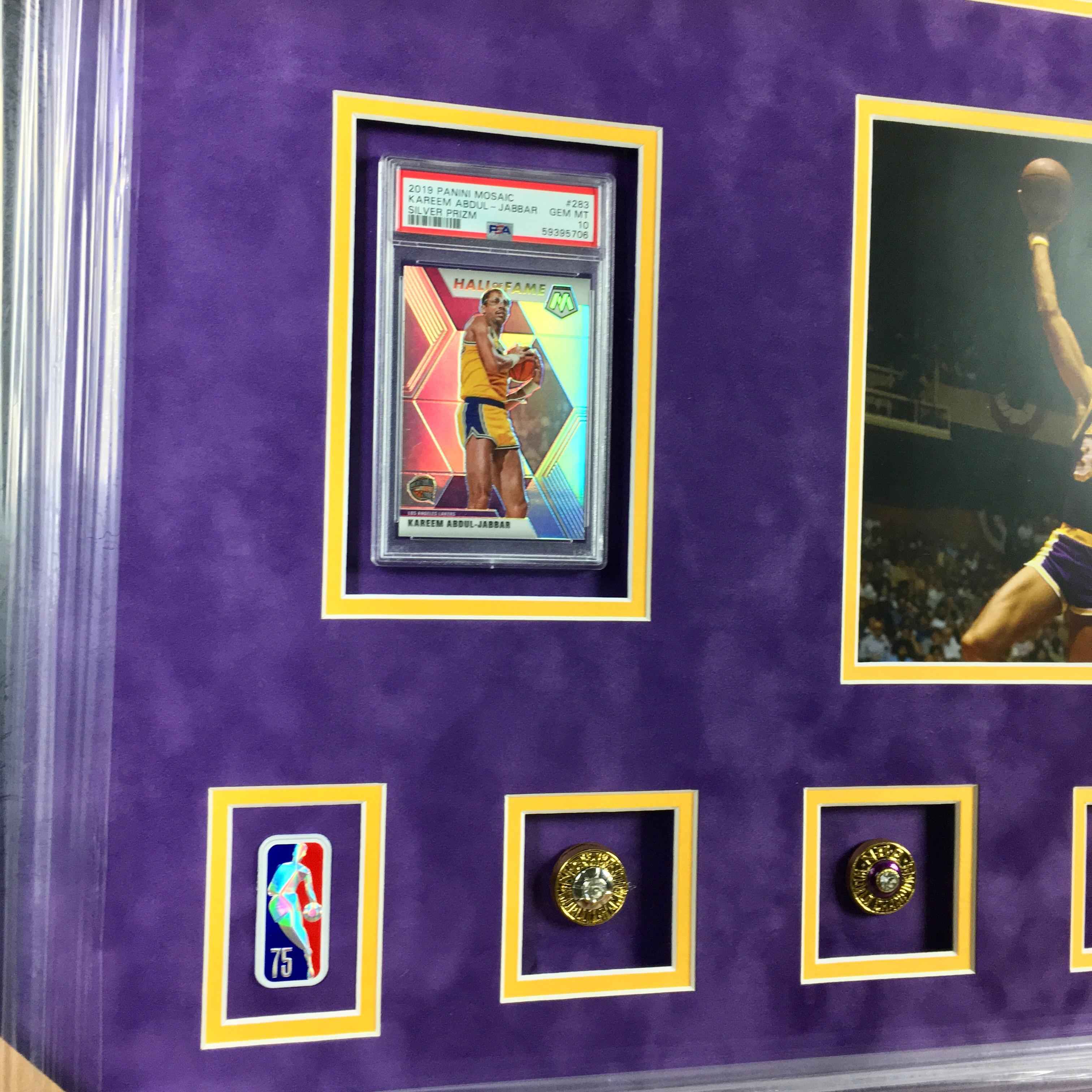 Kareem Abdul-Jabbar Signed Jersey Framed