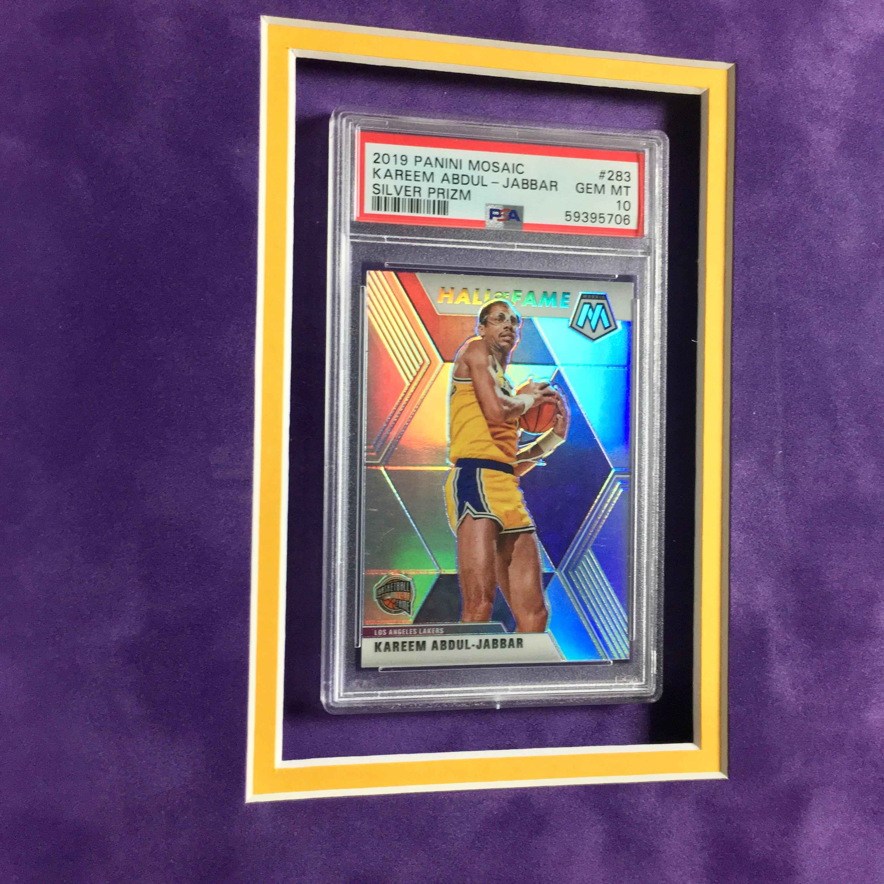 Kareem Abdul-Jabbar Signed Jersey Framed