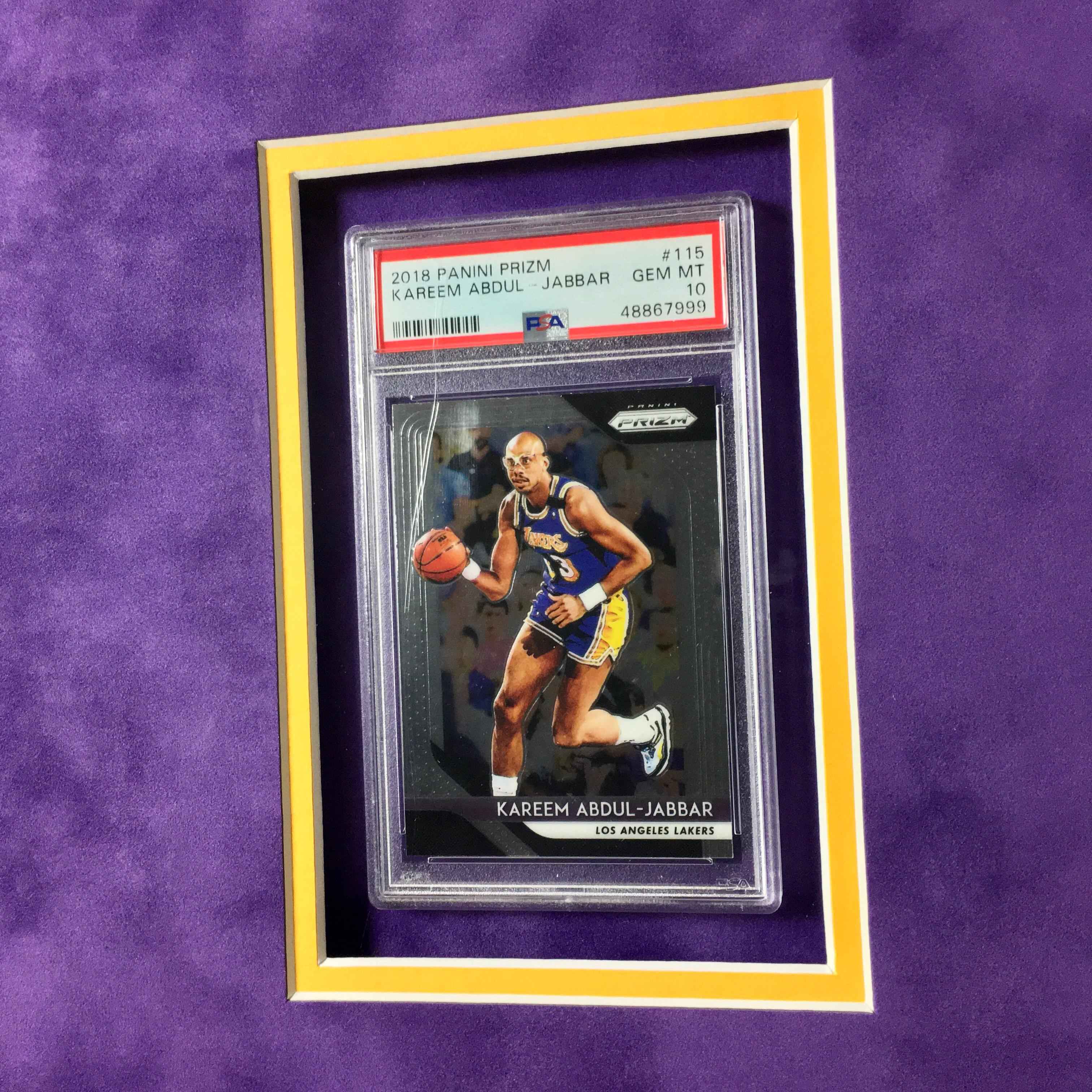 Kareem Abdul-Jabbar Signed Jersey Framed
