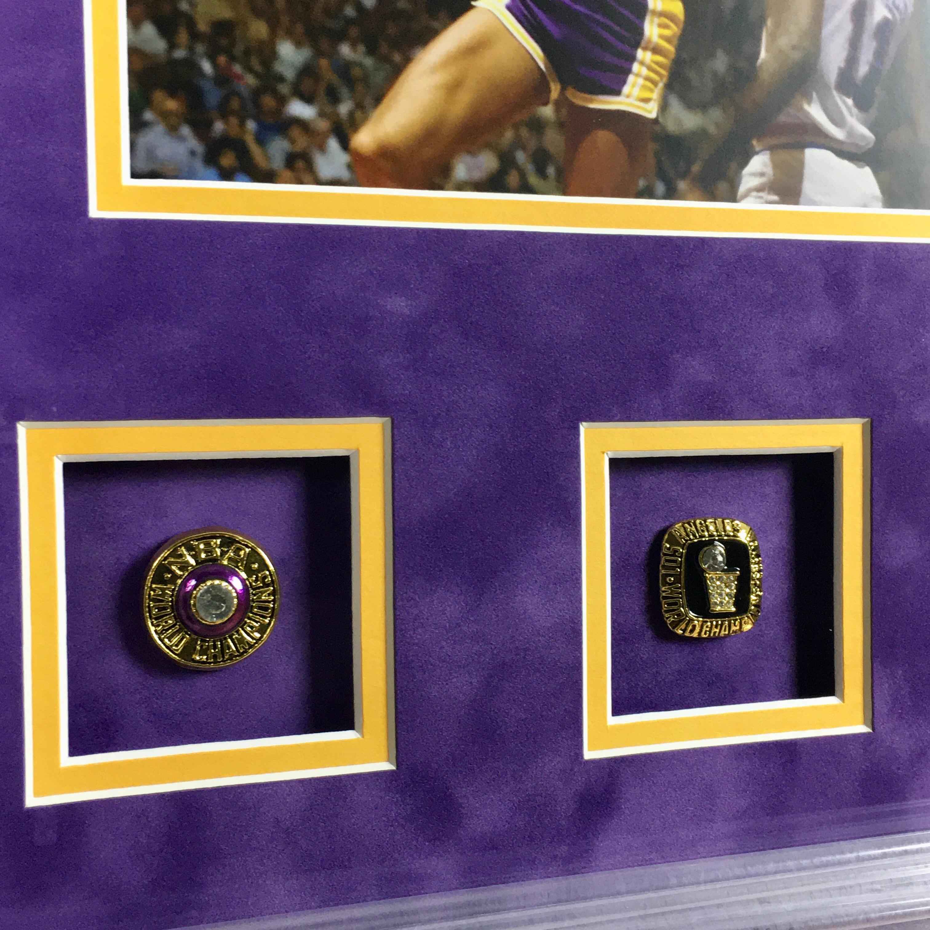 Kareem Abdul-Jabbar Signed Jersey Framed