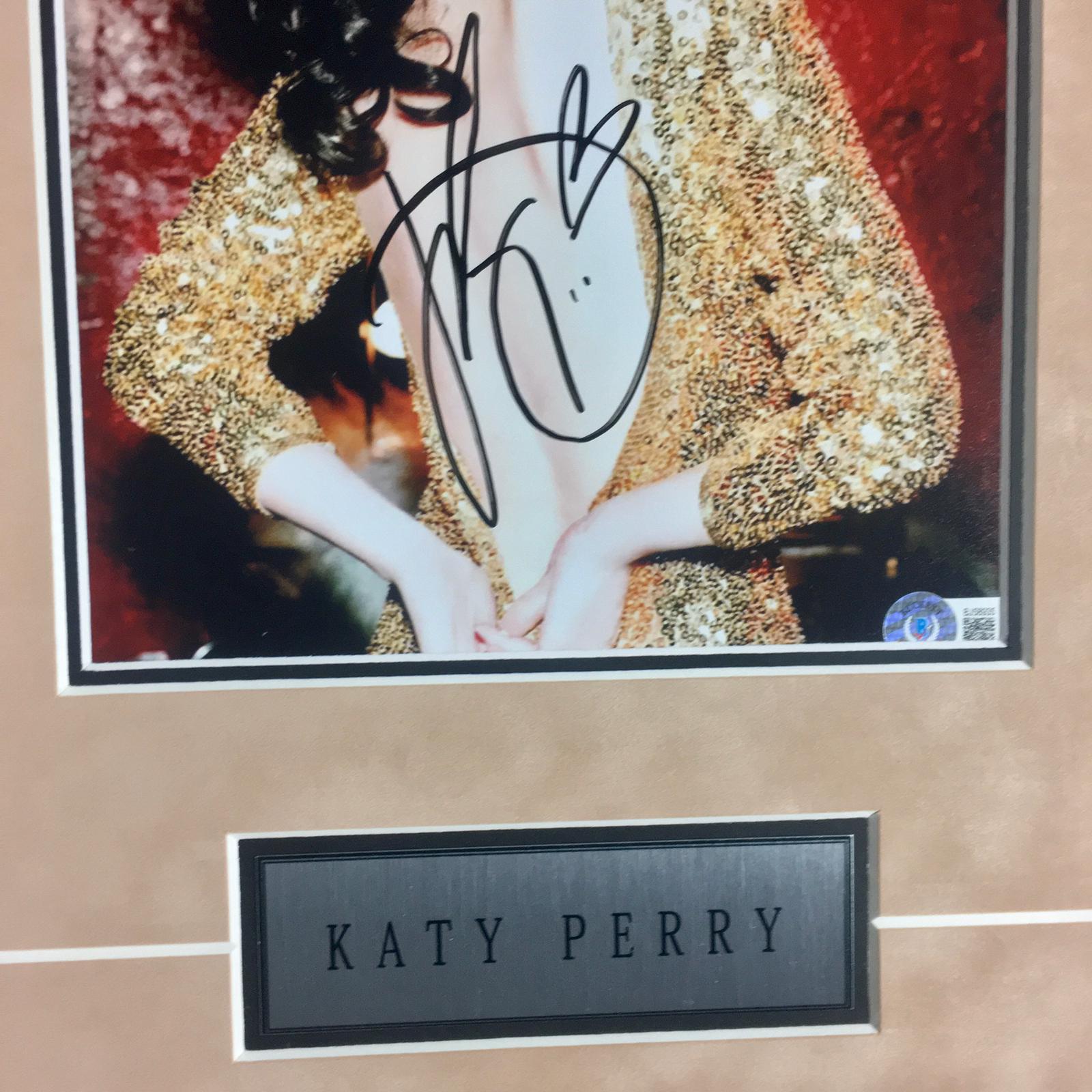 Katy Perry Signed Photo Framed