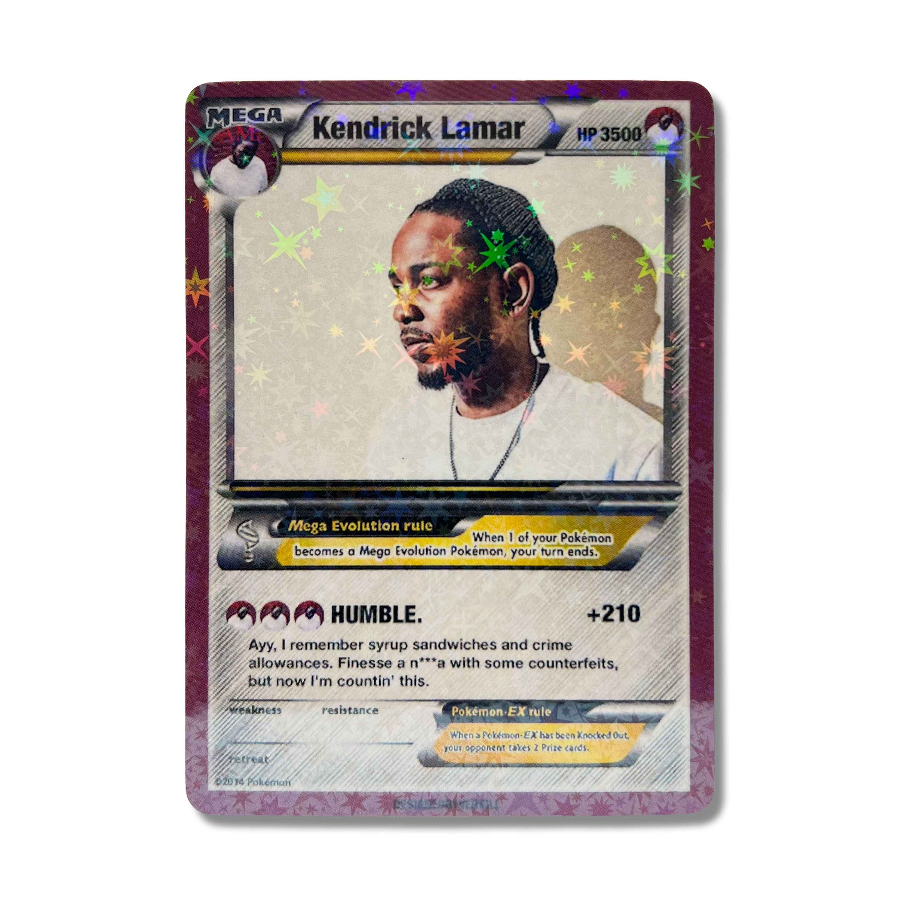 Kendrick Lamar Pokemon Card