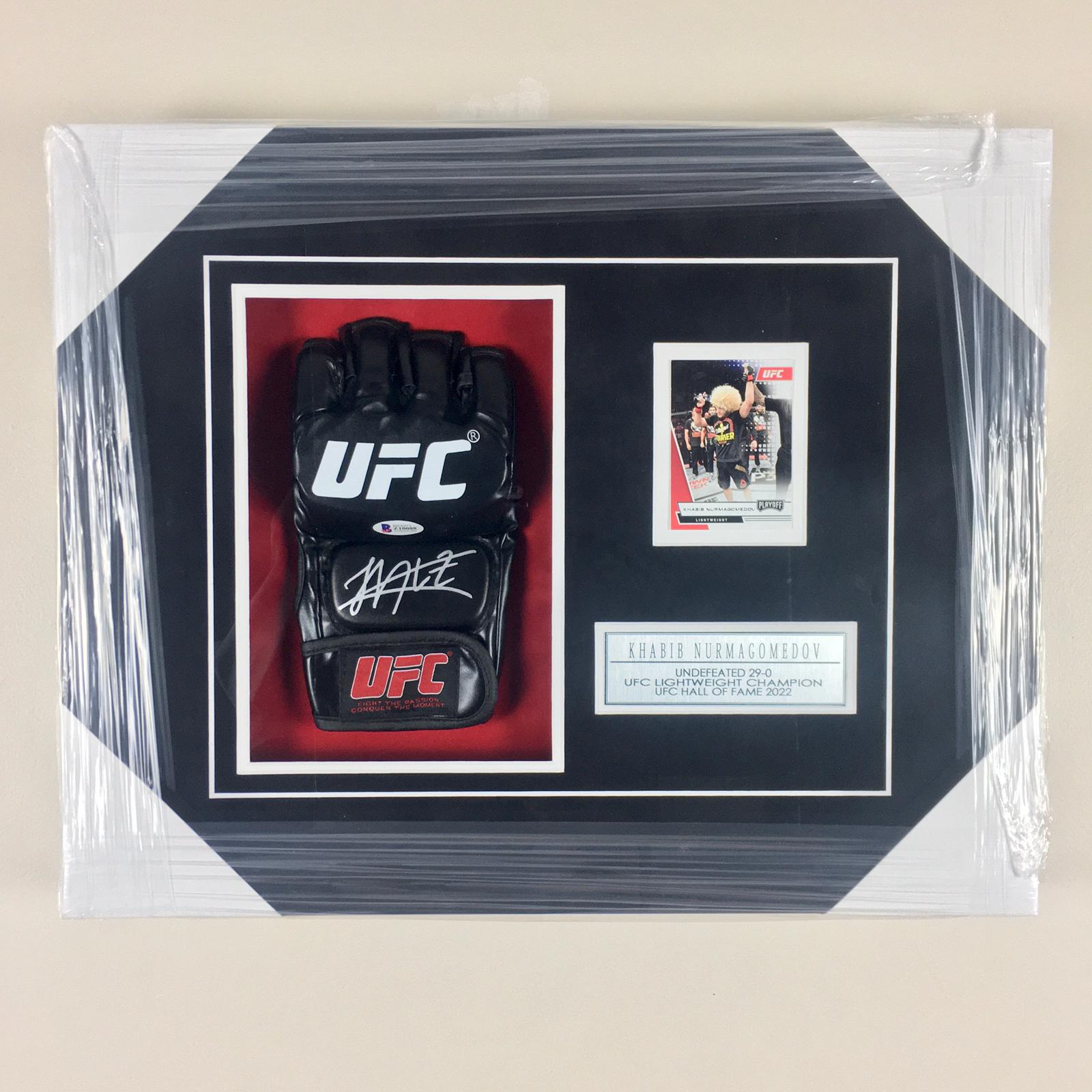 Khabib Nurmagomedov Signed Glove Framed