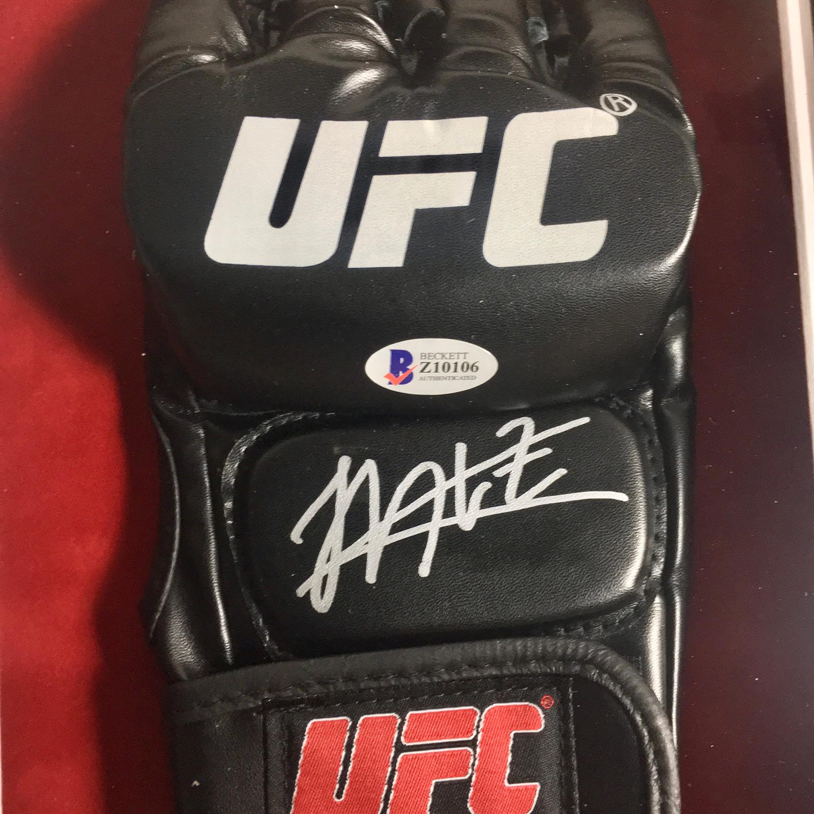 Khabib Nurmagomedov Signed Glove Framed