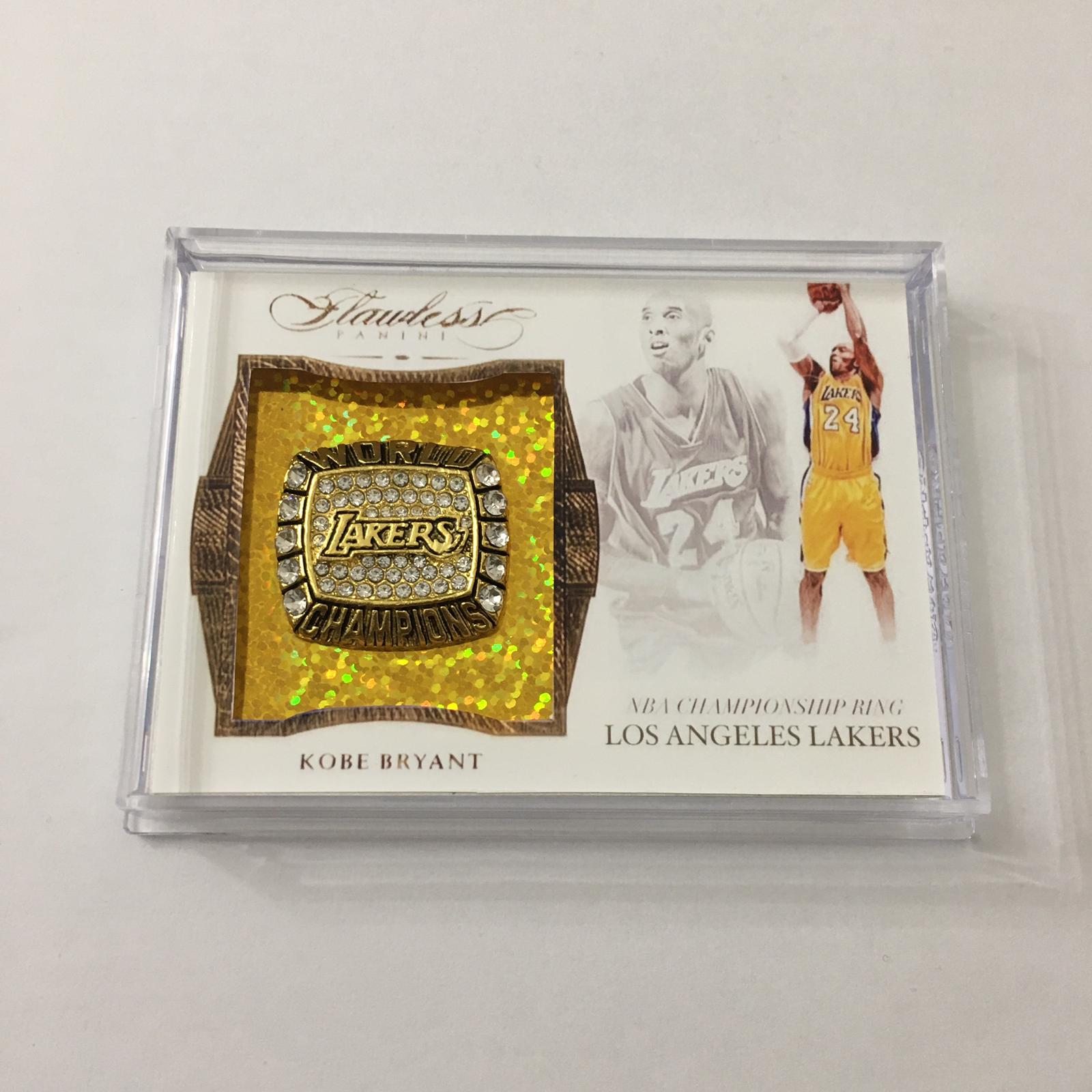 Custom Kobe Bryant Ring Card