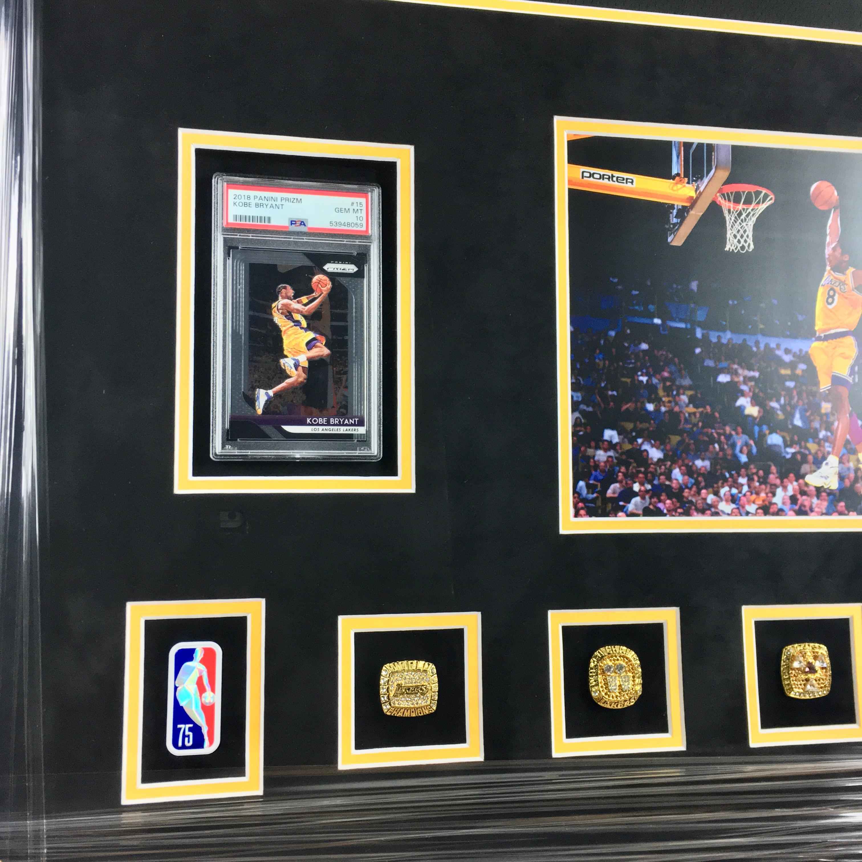 Kobe Bryant Signed Jersey Framed