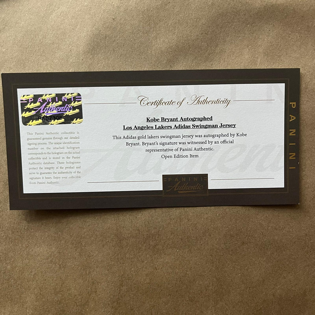 Kobe Bryant Signed Jersey Framed
