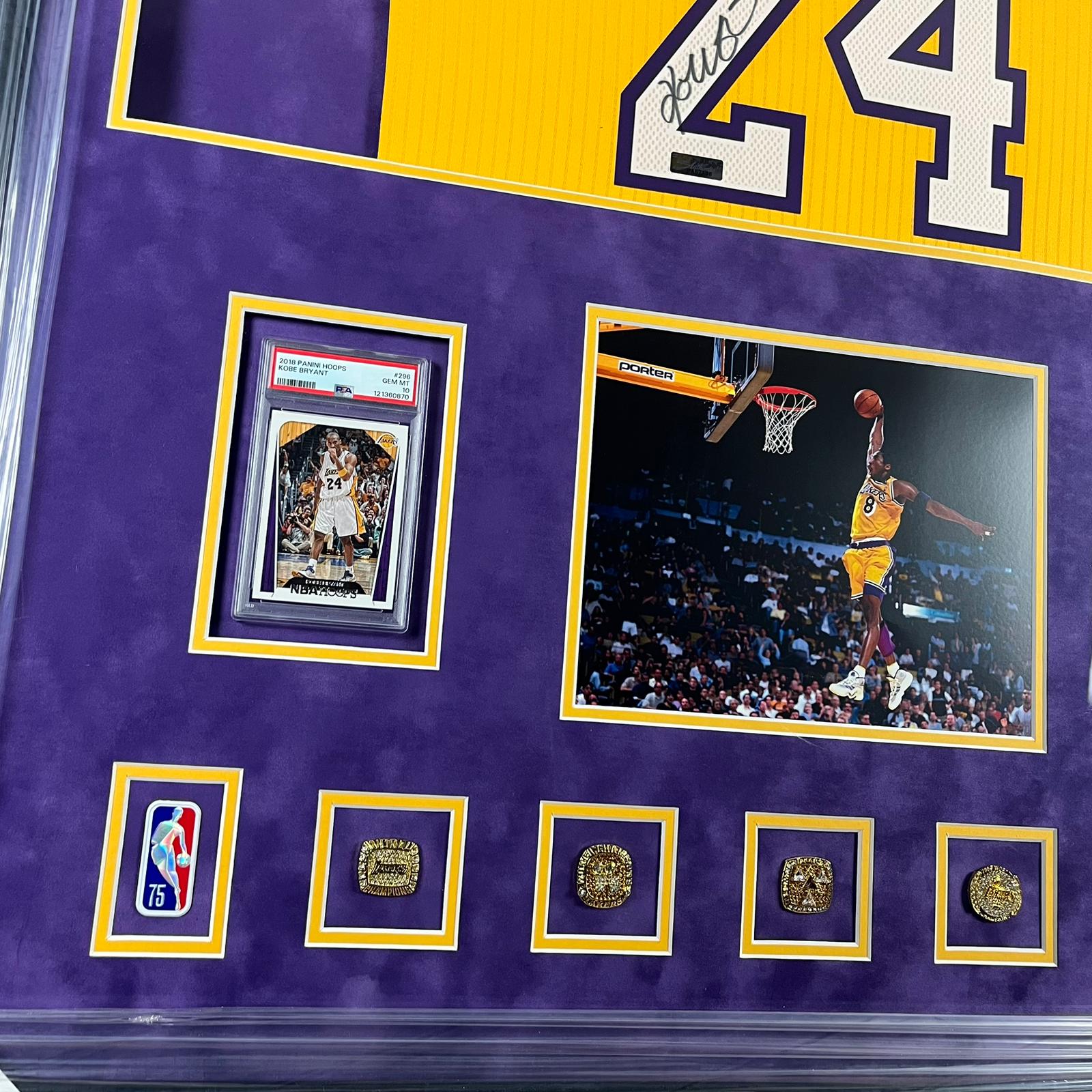 Kobe Bryant Signed Jersey Framed