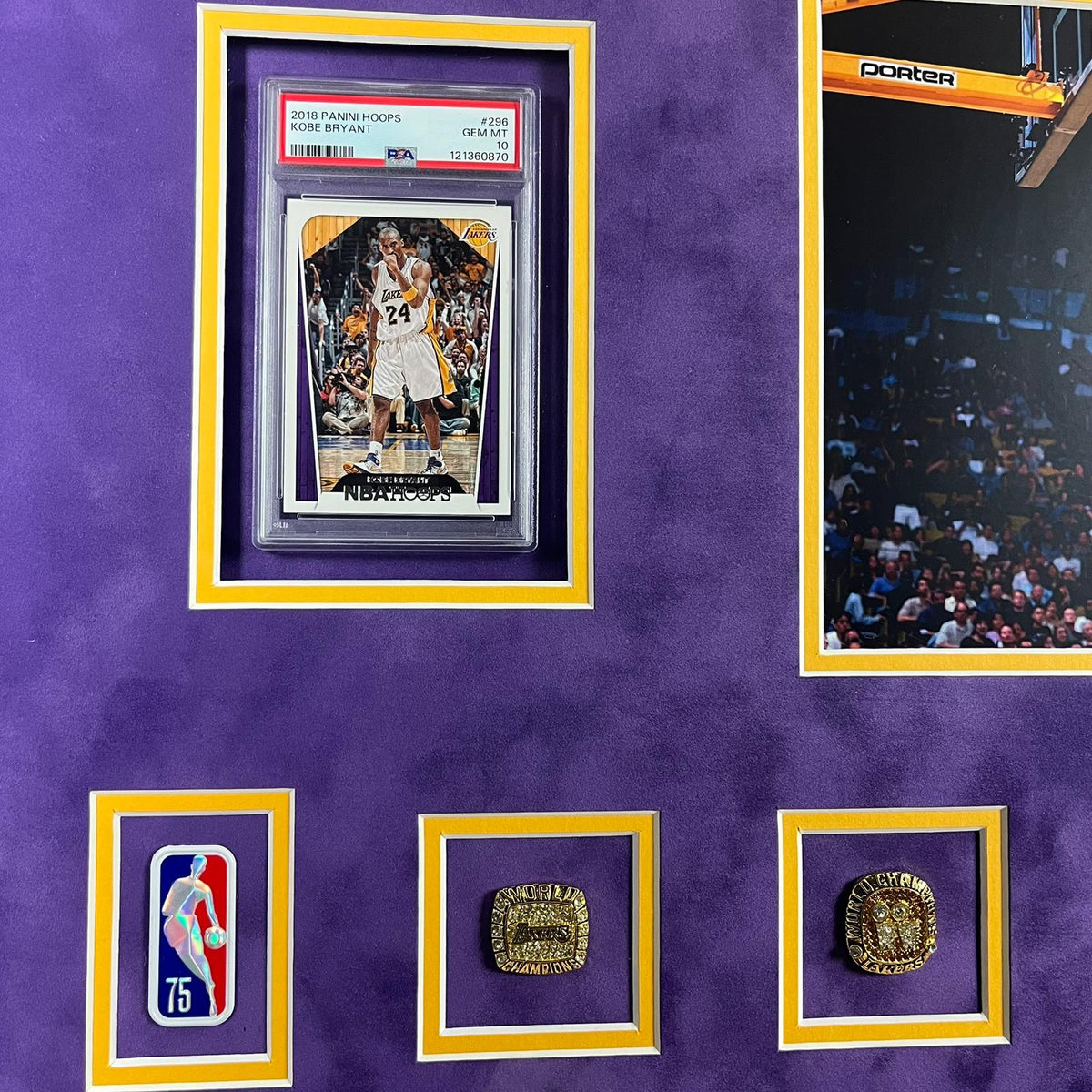 Kobe Bryant Signed Jersey Framed